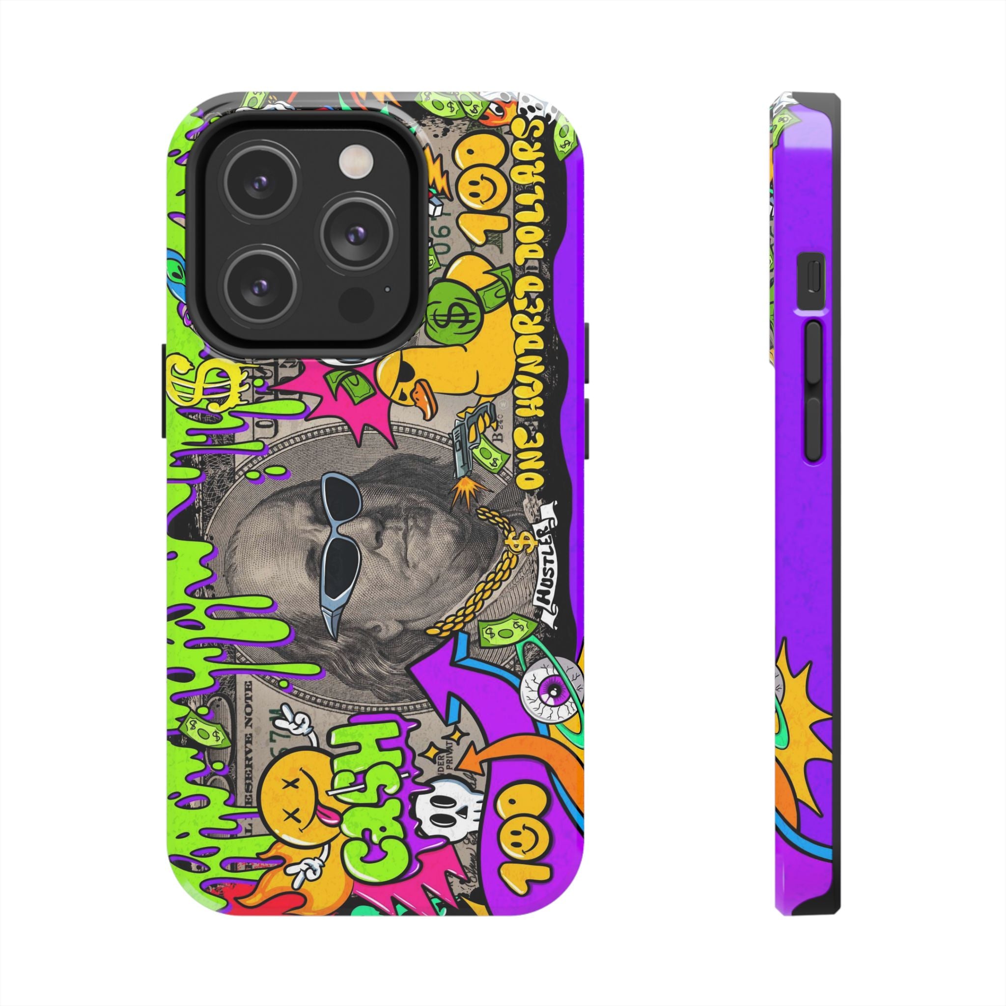 Vibrant Abstract Tough iPhone and Samsung Phone Cases - Funky, Graffiti-Style Protection, Perfect for Teens, Unique Gift, Street Art Lover, Cool Accessories