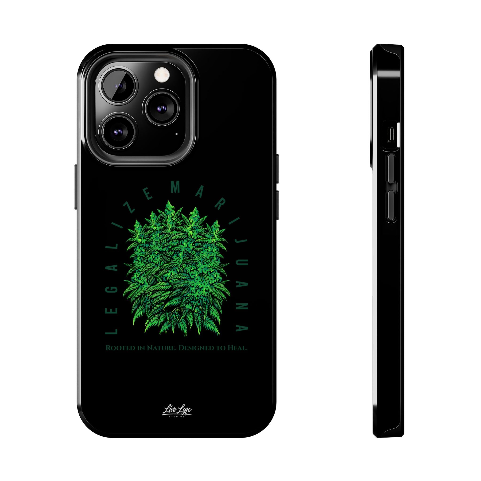 Legalize The Plant Phone Case – Sleek Black Cover