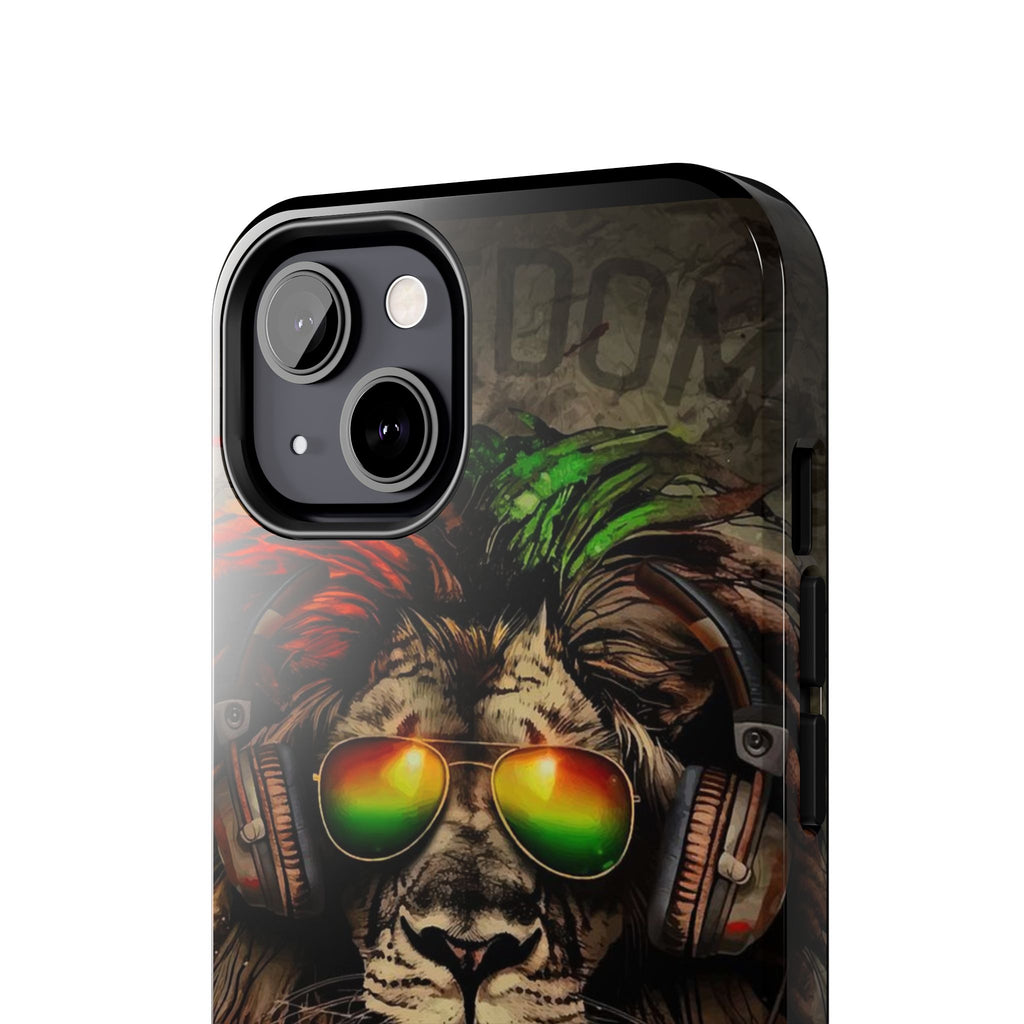 Reggae Lion Iphone Phone Case - Tough Phone Cases for Music Lovers, Gift for Rasta Fans, Vibrant Phone Cover, Unique Phone Accessories, [...]