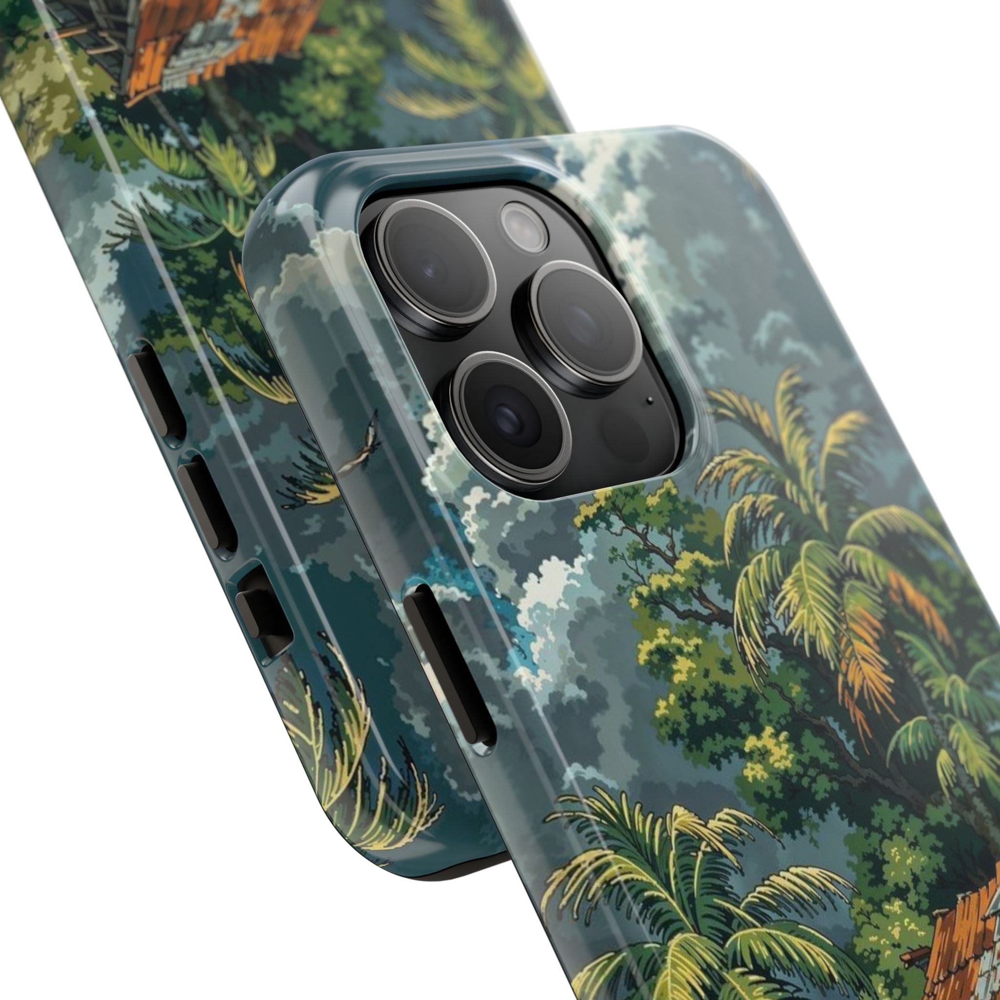 Tropical Paradise Tough iPhone and Samsung Cases - Beach Vibe, Summer Gift, Durable Protection for Adventure Lovers, Coastal Decor, Phone Accessories