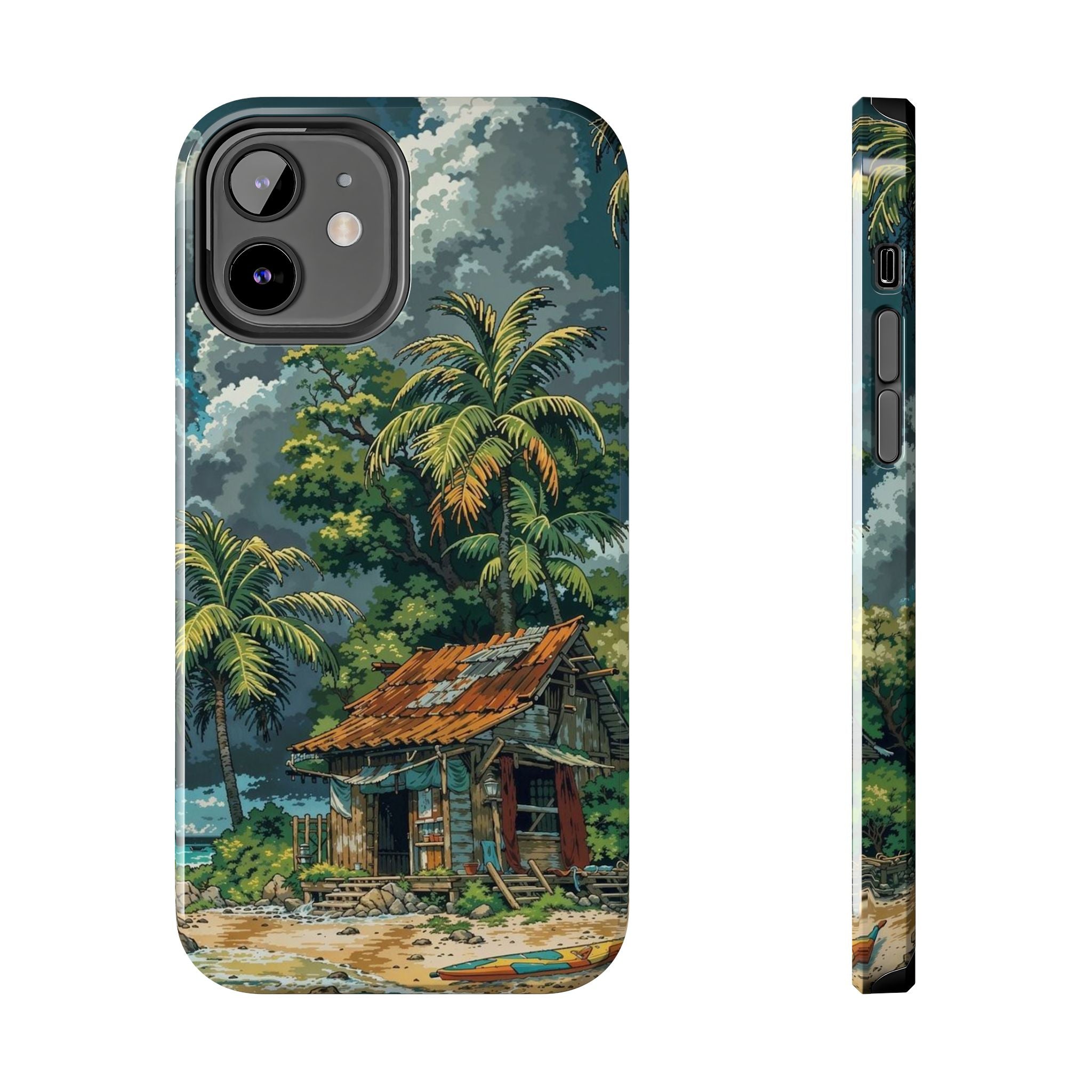 Tropical Paradise Tough iPhone and Samsung Cases - Beach Vibe, Summer Gift, Durable Protection for Adventure Lovers, Coastal Decor, Phone Accessories