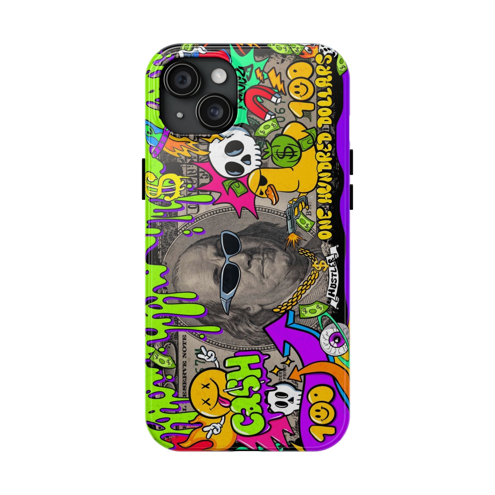 Vibrant Abstract Tough iPhone and Samsung Phone Cases - Funky, Graffiti-Style Protection, Perfect for Teens, Unique Gift, Street Art Lover, Cool Accessories
