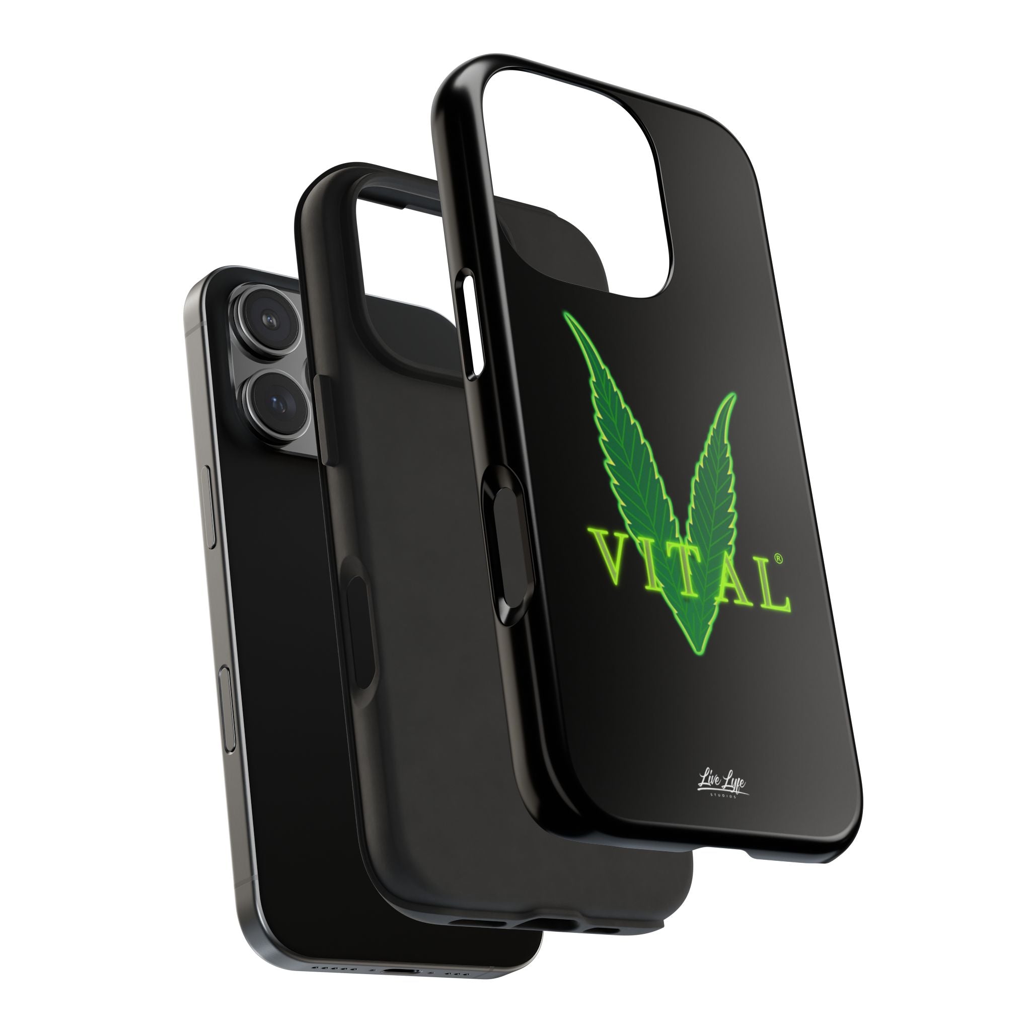 Vital Lyfe Phone Case – Sleek Black Cover