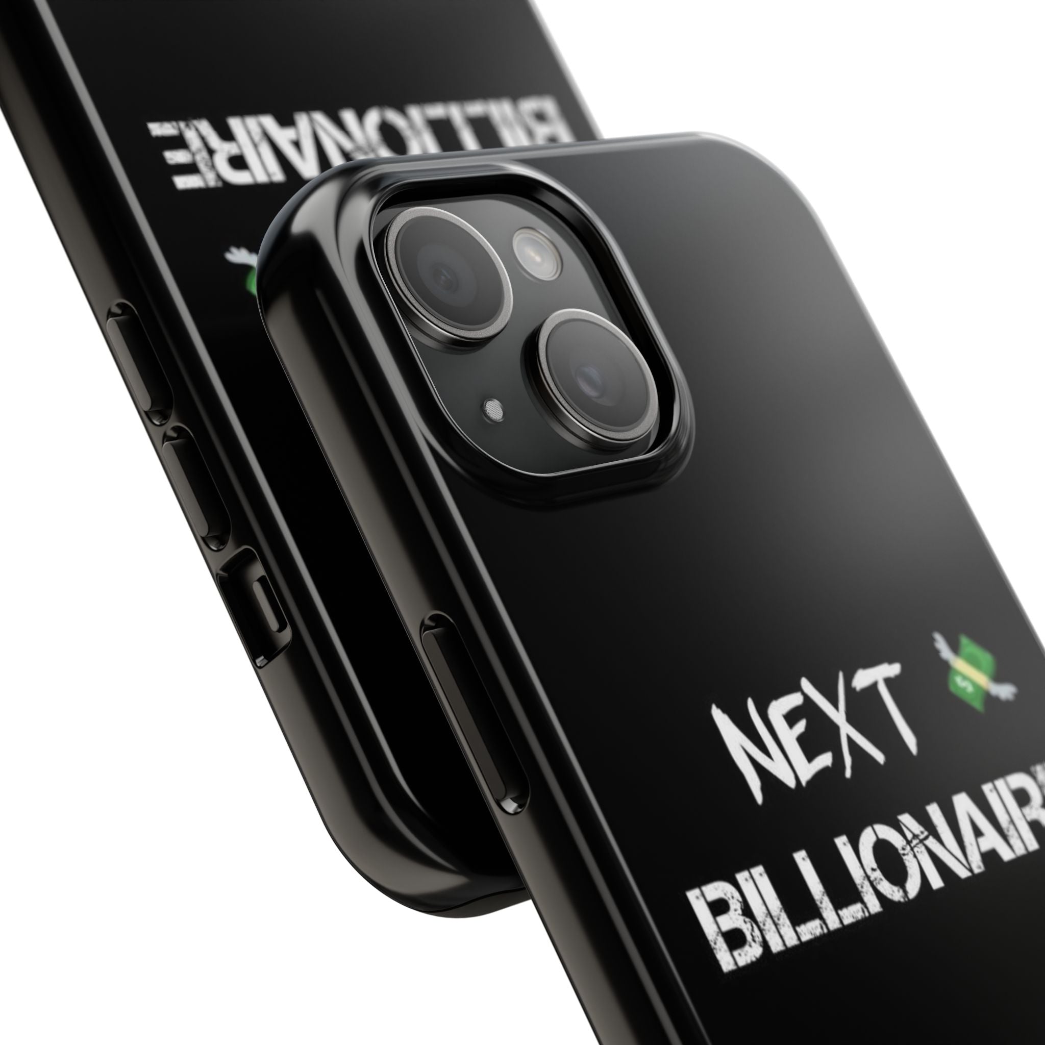 Bold Next Billionaire Phone Case, Tough Phone Cover, Entrepreneur Gift, Motivational Phone Accessory, Unique Tech Decor