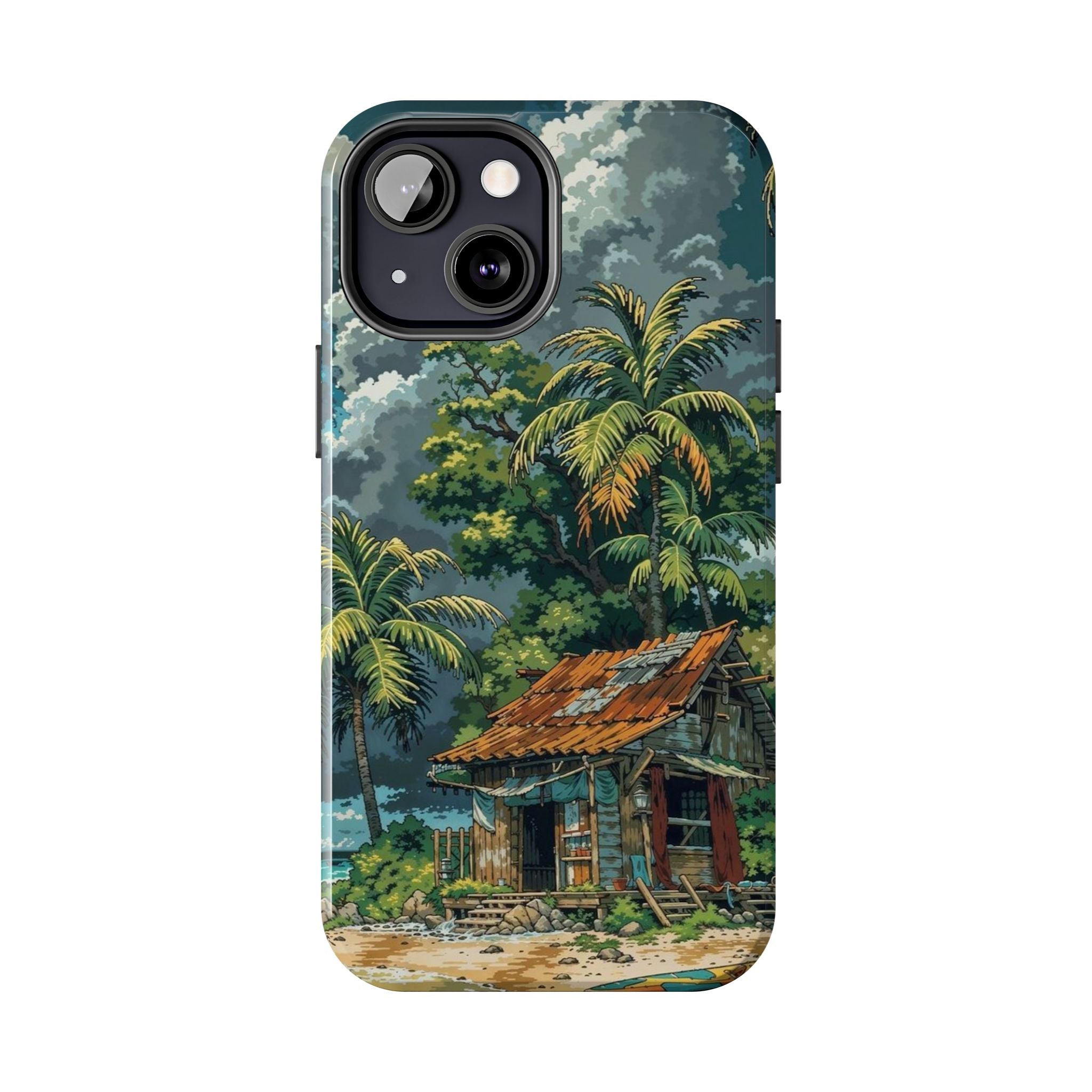 Tropical Paradise Tough iPhone and Samsung Cases - Beach Vibe, Summer Gift, Durable Protection for Adventure Lovers, Coastal Decor, Phone Accessories