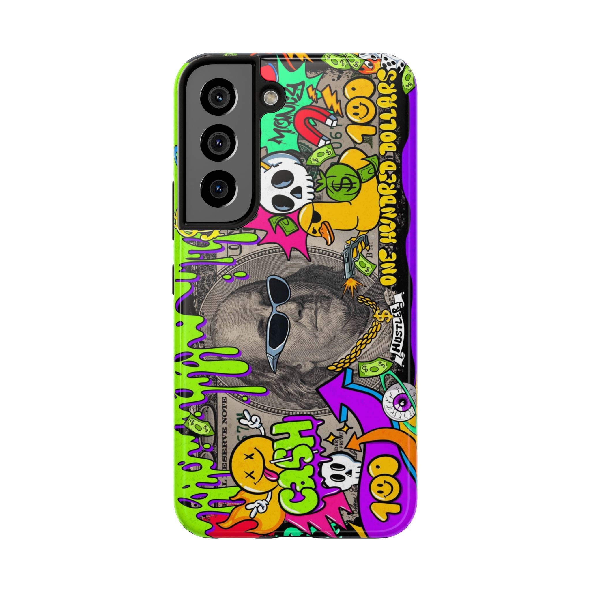 Vibrant Abstract Tough iPhone and Samsung Phone Cases - Funky, Graffiti-Style Protection, Perfect for Teens, Unique Gift, Street Art Lover, Cool Accessories