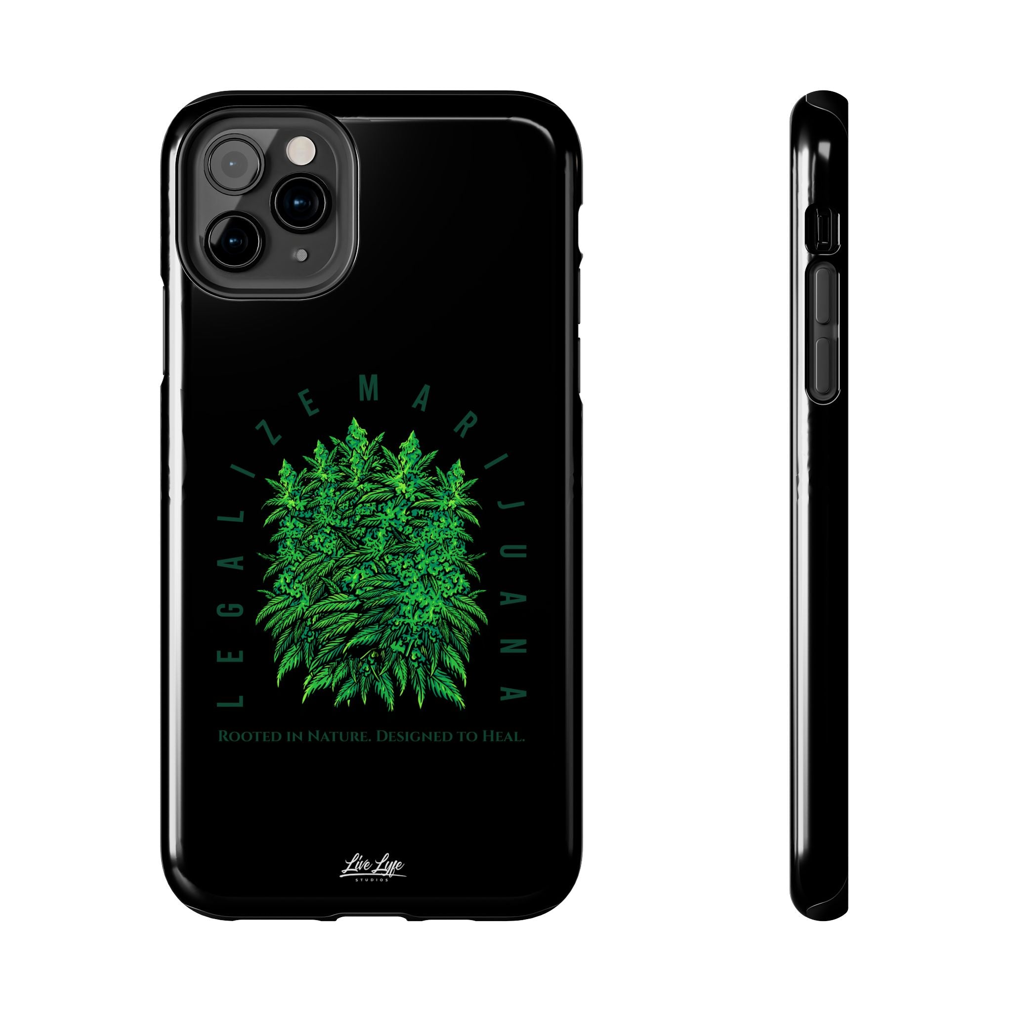 Legalize The Plant Phone Case – Sleek Black Cover