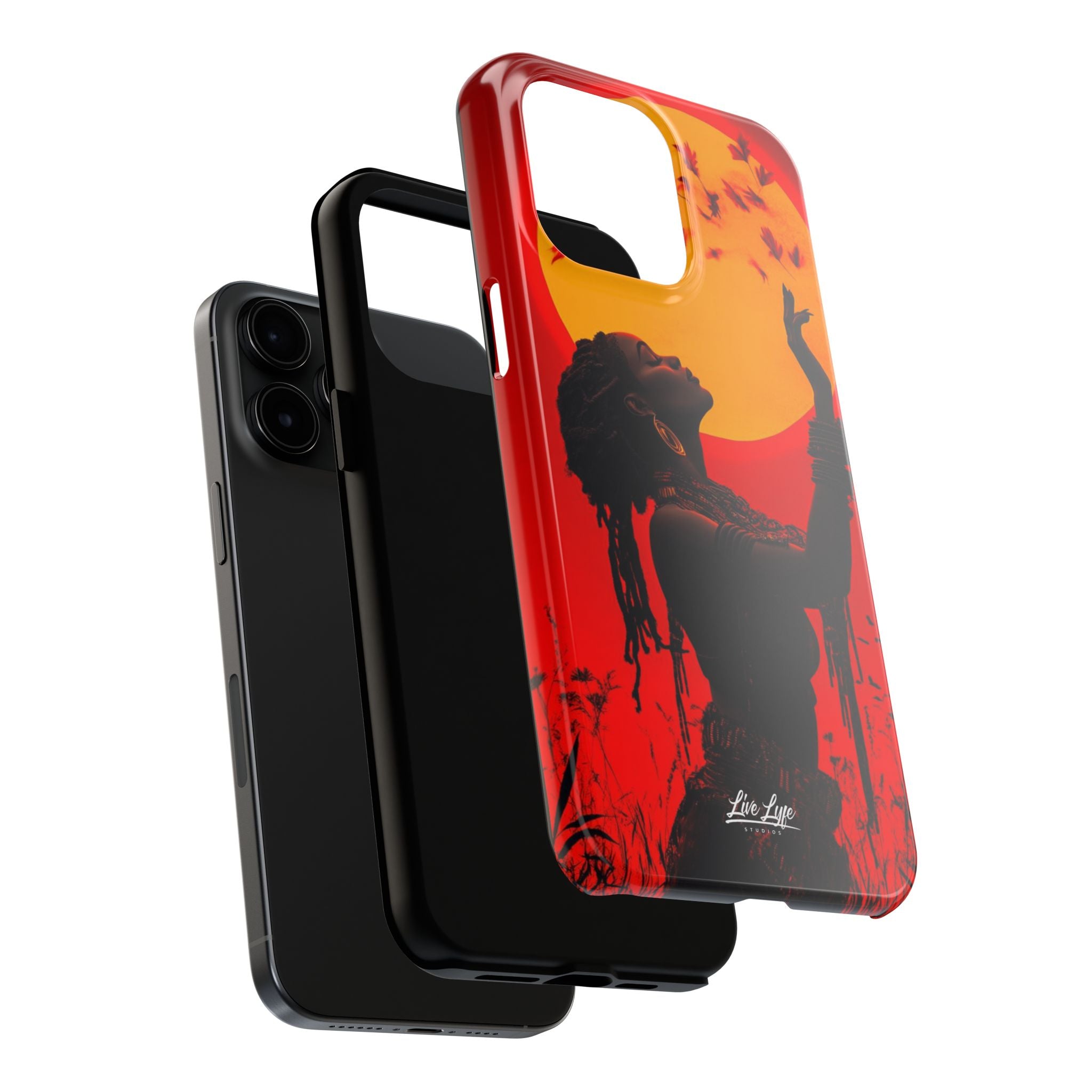 Sunset Spirit, Rasta Soul Awakening Phone Case