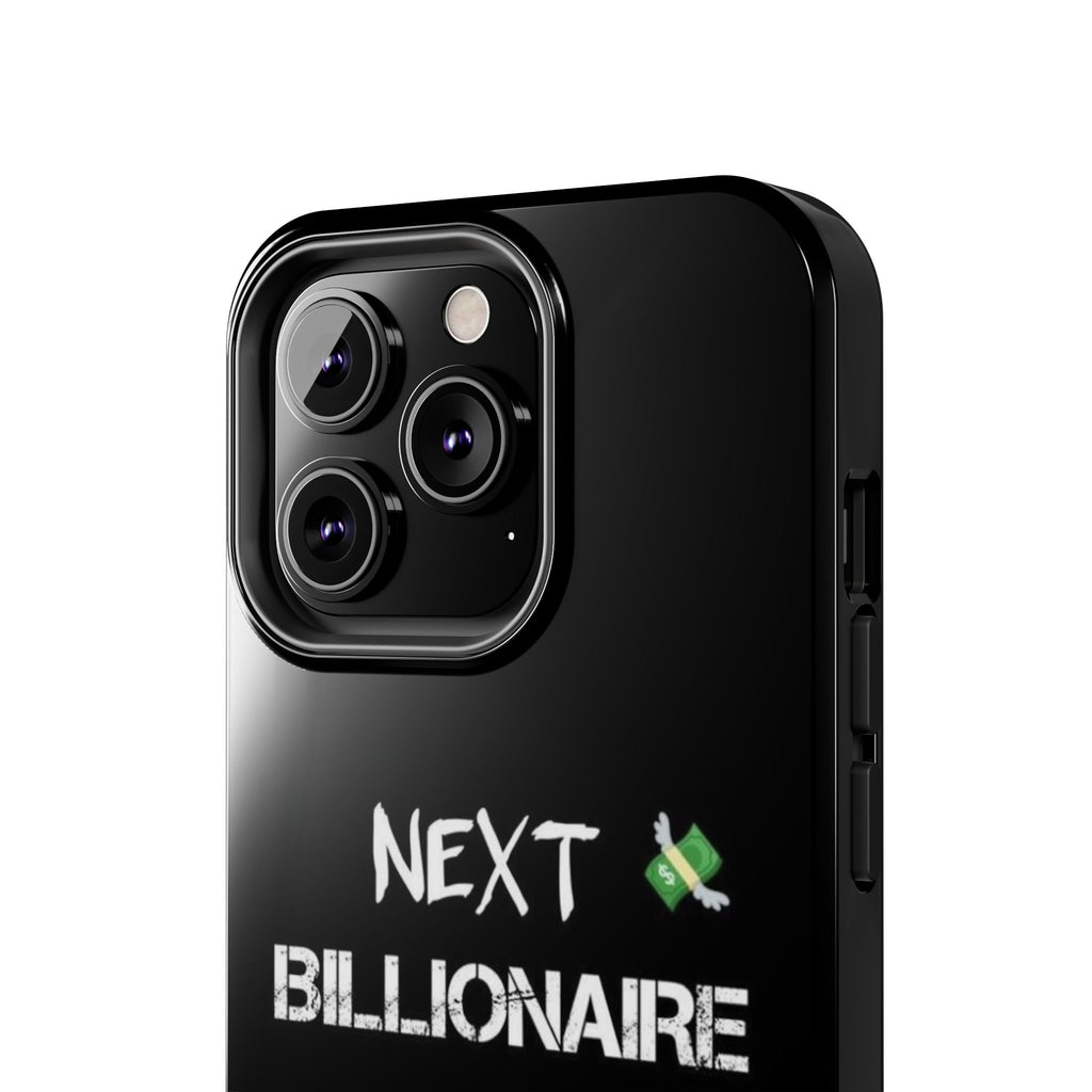 Bold Next Billionaire Phone Case, Tough Phone Cover, Entrepreneur Gift, Motivational Phone Accessory, Unique Tech Decor