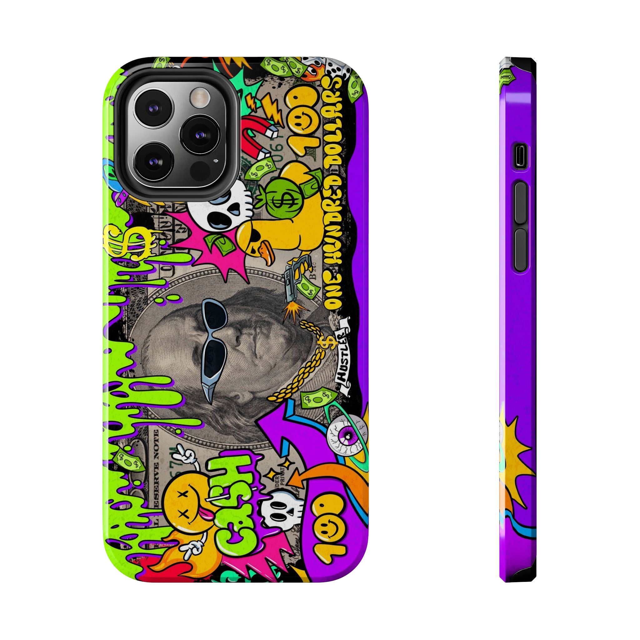 Vibrant Abstract Tough iPhone and Samsung Phone Cases - Funky, Graffiti-Style Protection, Perfect for Teens, Unique Gift, Street Art Lover, Cool Accessories