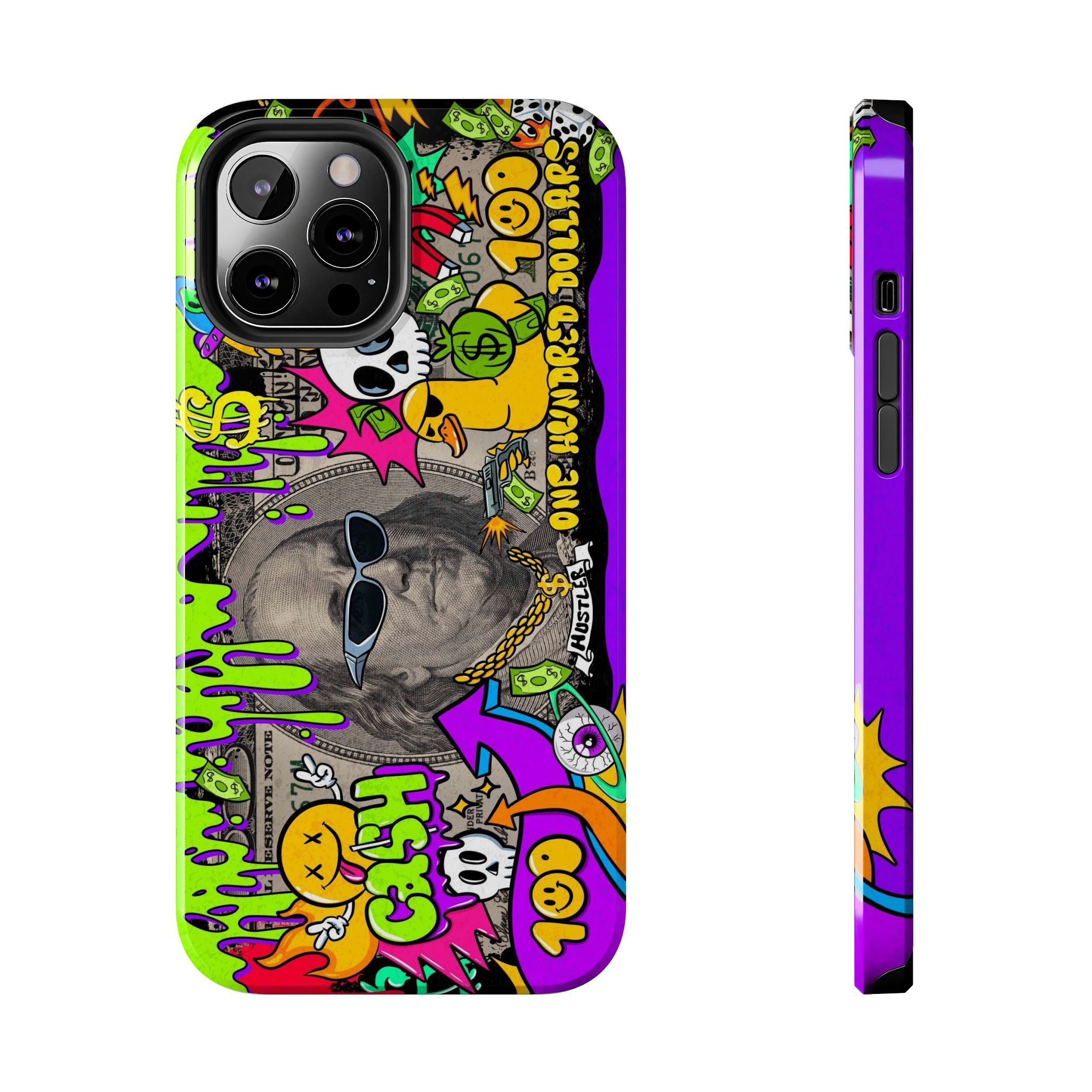 Vibrant Abstract Tough iPhone and Samsung Phone Cases - Funky, Graffiti-Style Protection, Perfect for Teens, Unique Gift, Street Art Lover, Cool Accessories