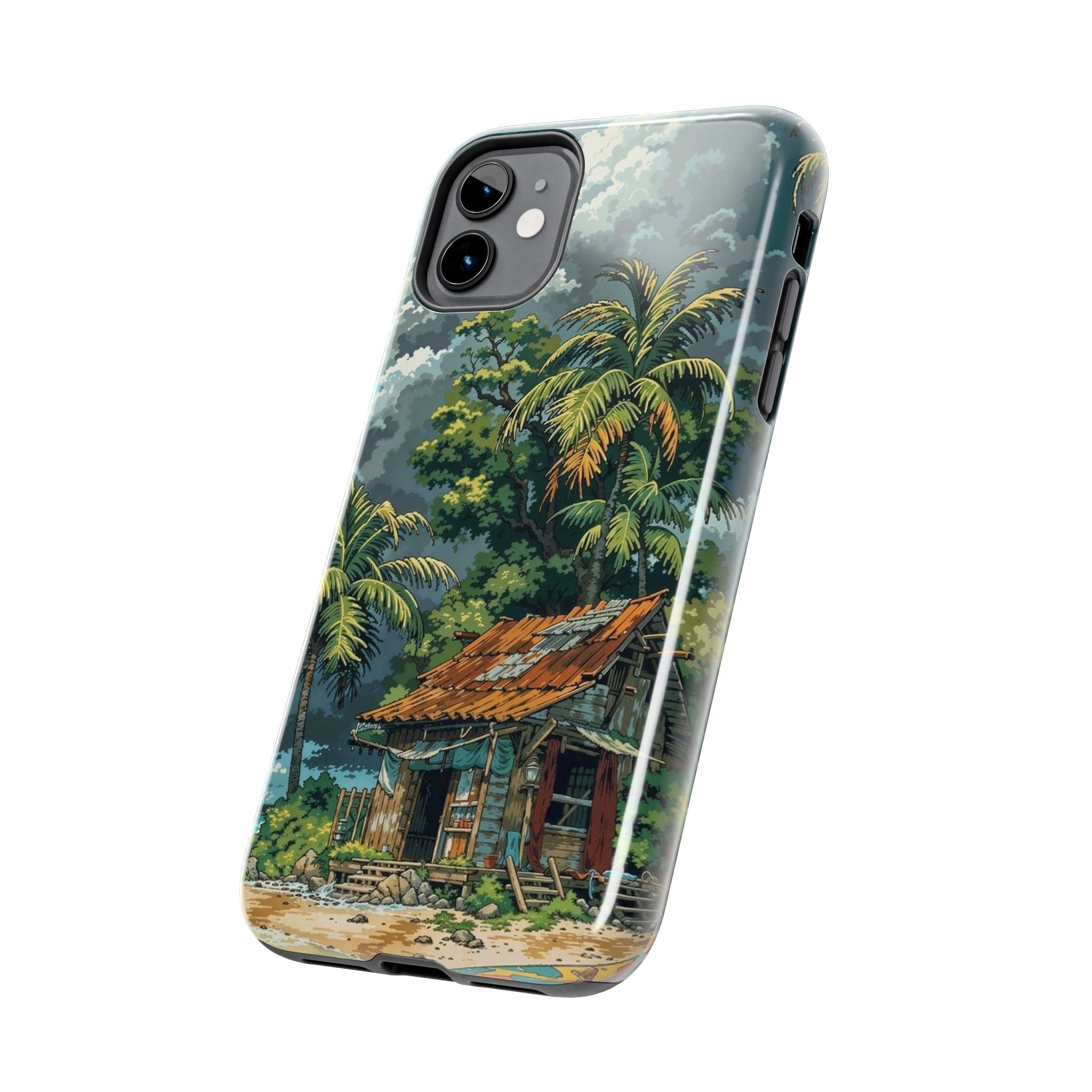 Tropical Paradise Tough iPhone and Samsung Cases - Beach Vibe, Summer Gift, Durable Protection for Adventure Lovers, Coastal Decor, Phone Accessories