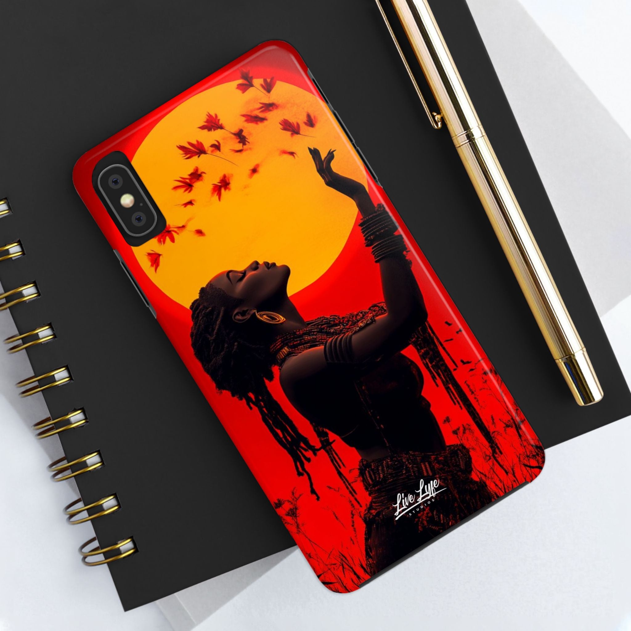 Sunset Spirit, Rasta Soul Awakening Phone Case