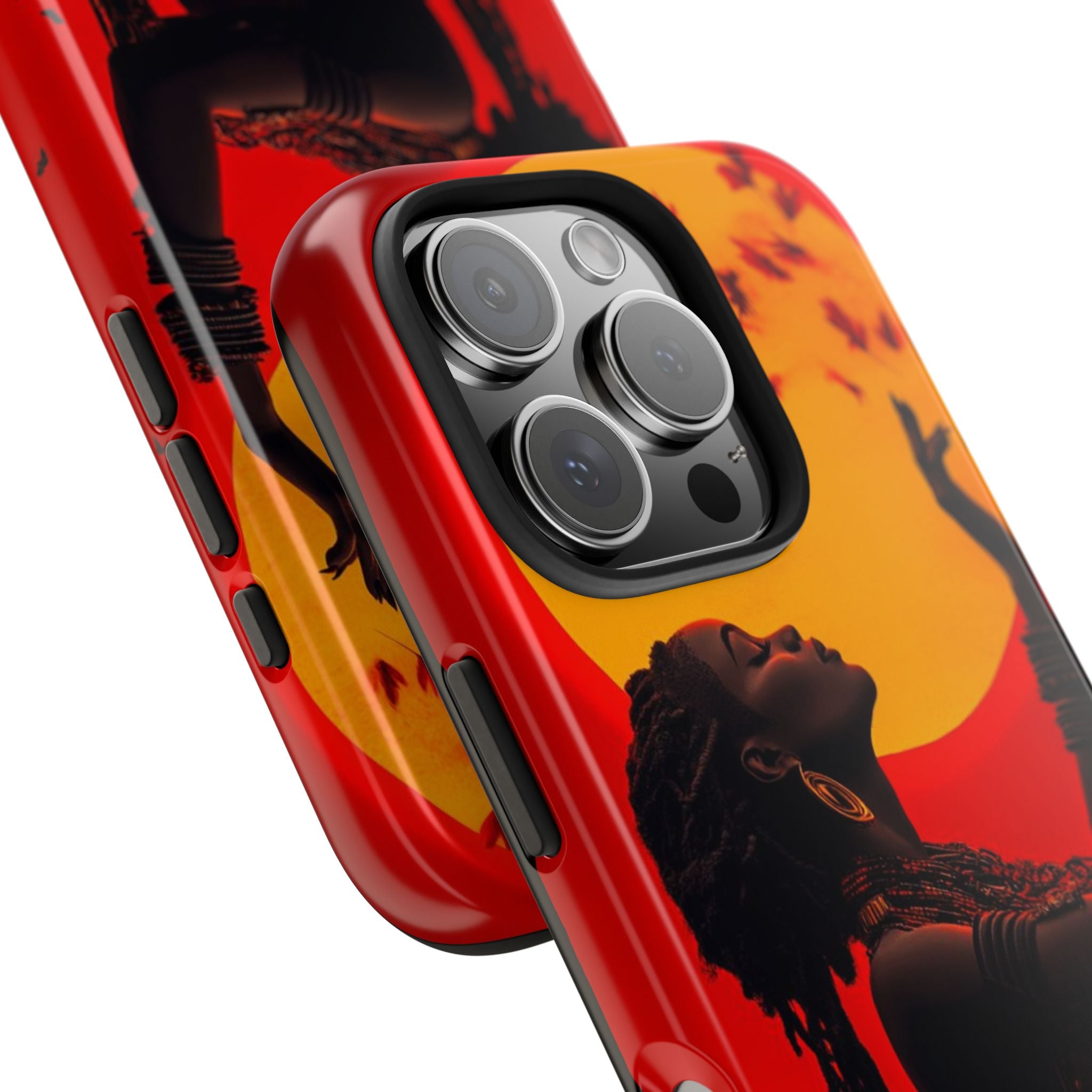 Sunset Spirit, Rasta Soul Awakening Phone Case