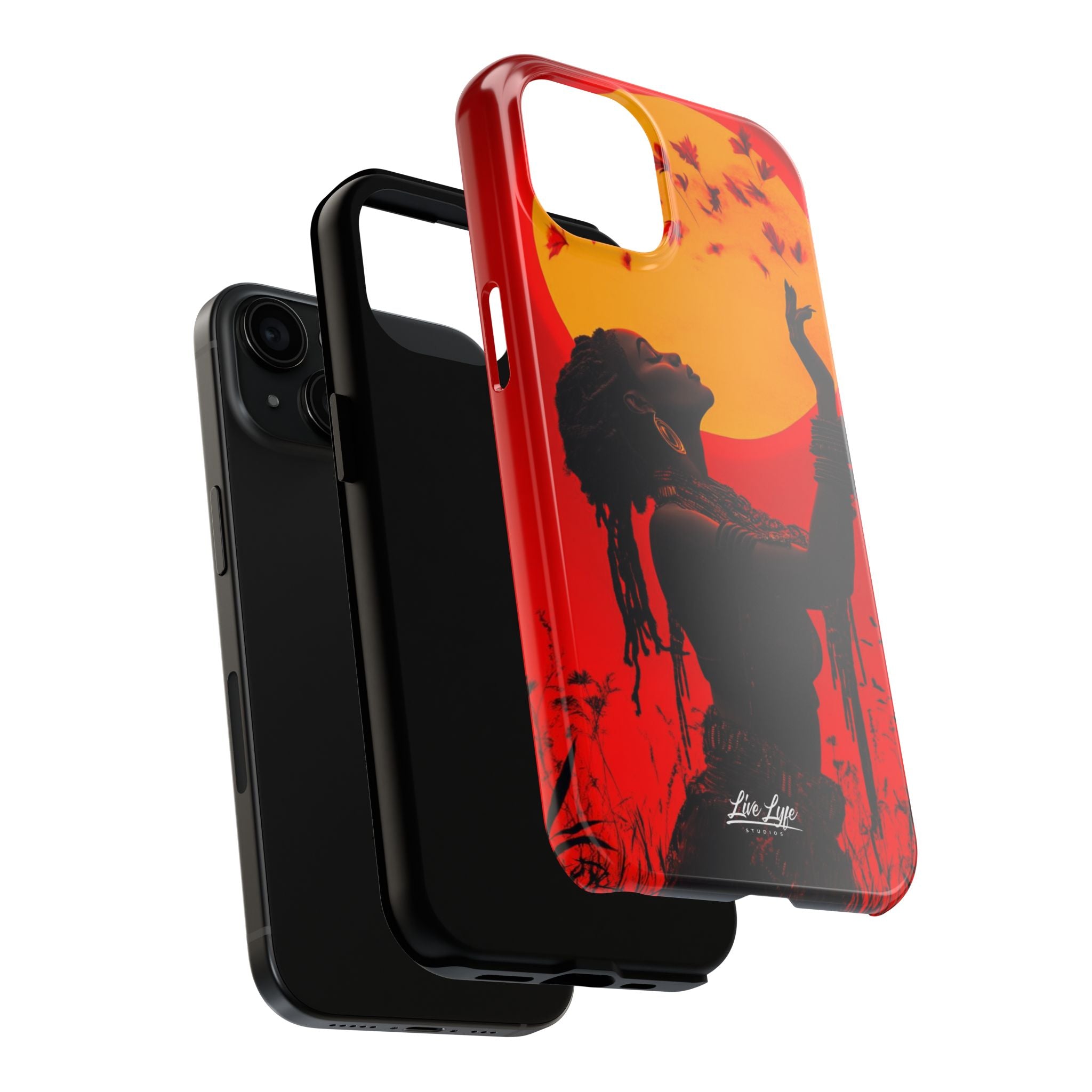 Sunset Spirit, Rasta Soul Awakening Phone Case
