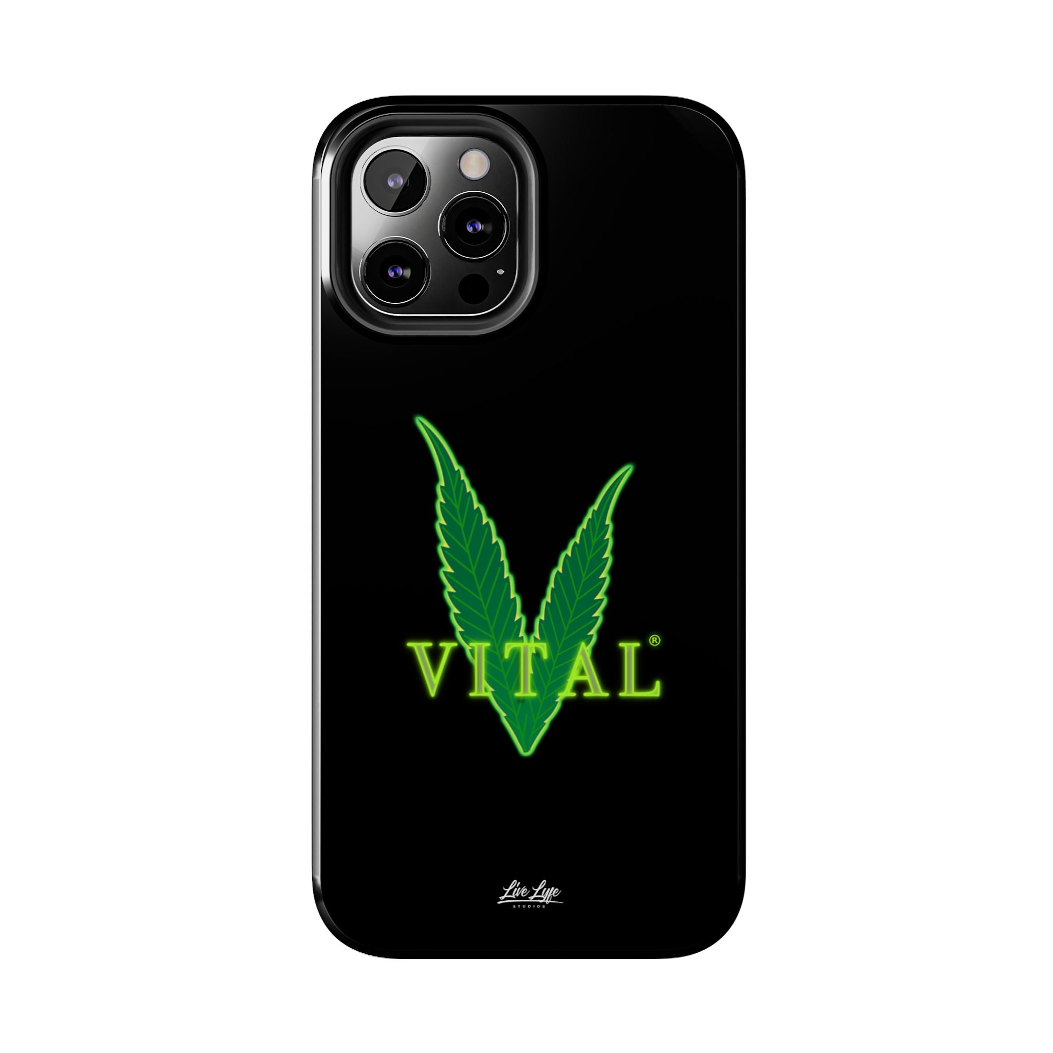 Vital Lyfe Phone Case – Sleek Black Cover