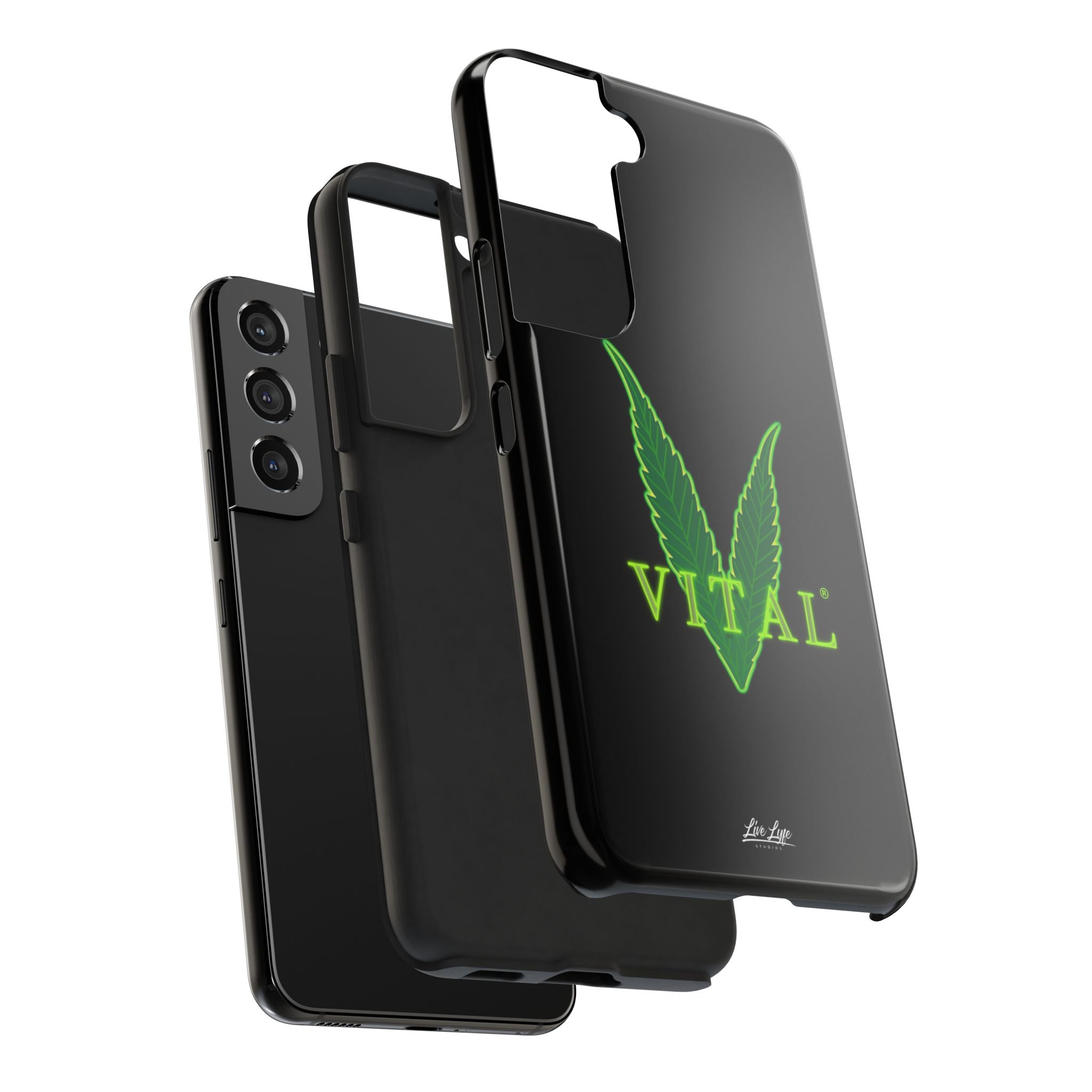 Vital Lyfe Phone Case – Sleek Black Cover