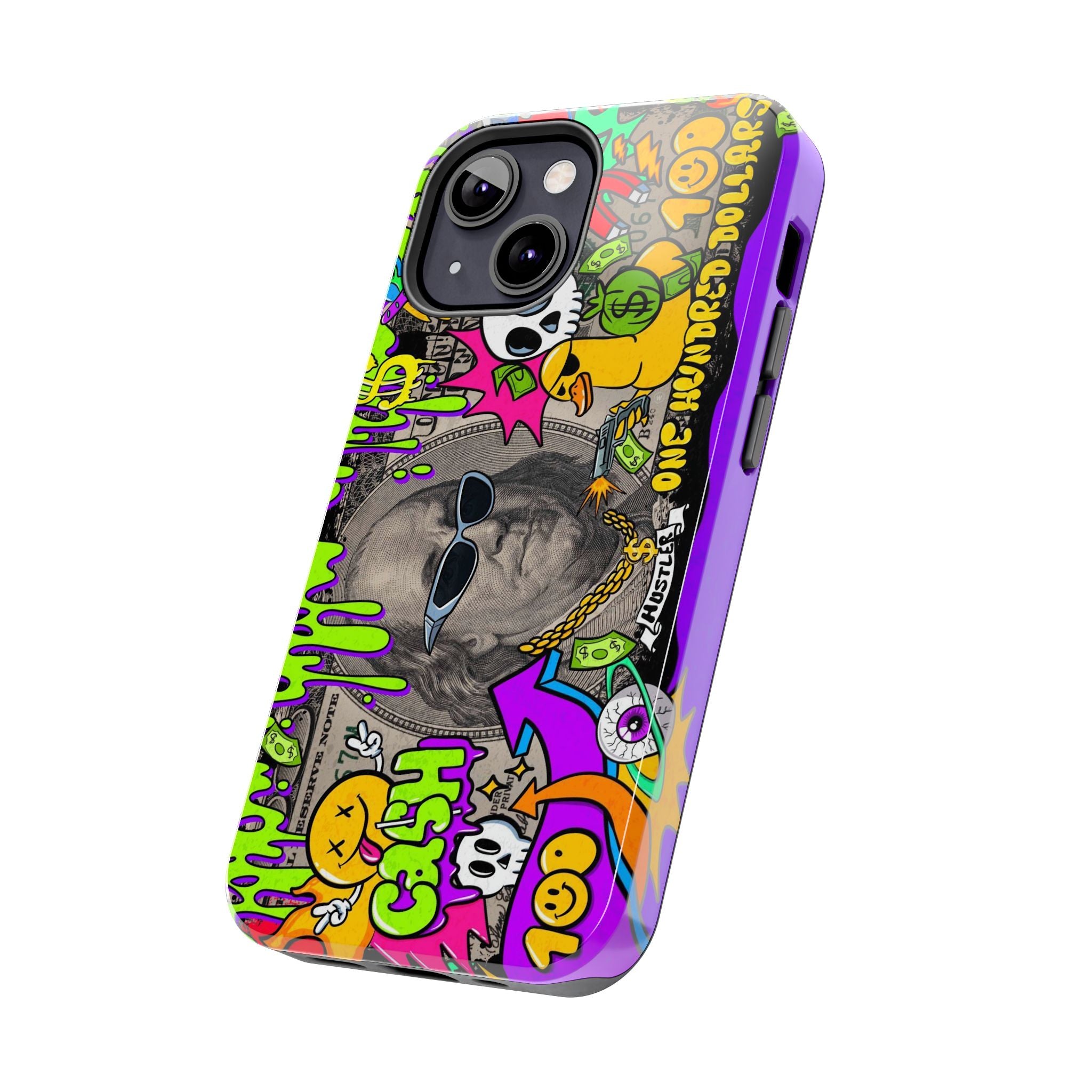 Vibrant Abstract Tough iPhone and Samsung Phone Cases - Funky, Graffiti-Style Protection, Perfect for Teens, Unique Gift, Street Art Lover, Cool Accessories