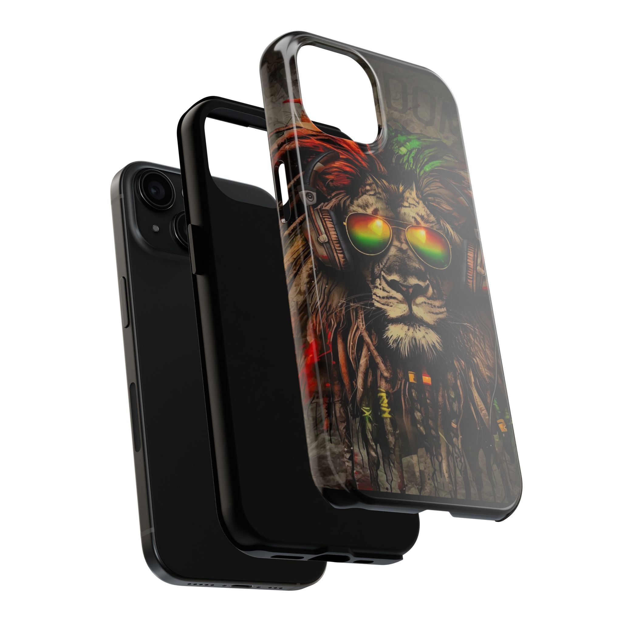 Reggae Lion Iphone Phone Case - Tough Phone Cases for Music Lovers, Gift for Rasta Fans, Vibrant Phone Cover, Unique Phone Accessories, [...]