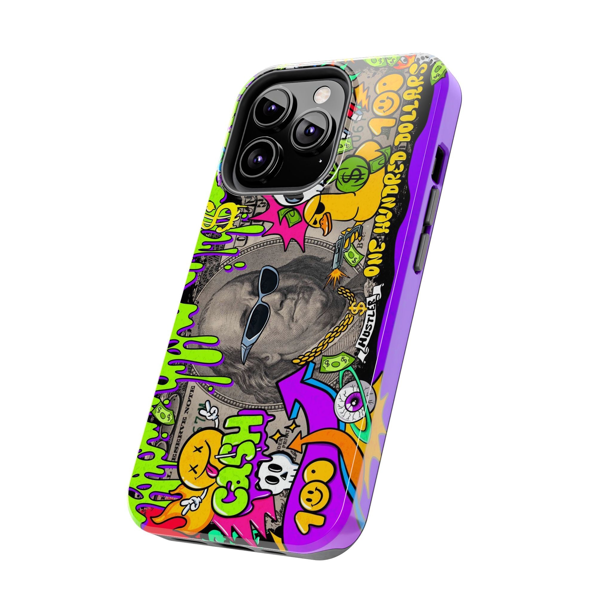 Vibrant Abstract Tough iPhone and Samsung Phone Cases - Funky, Graffiti-Style Protection, Perfect for Teens, Unique Gift, Street Art Lover, Cool Accessories