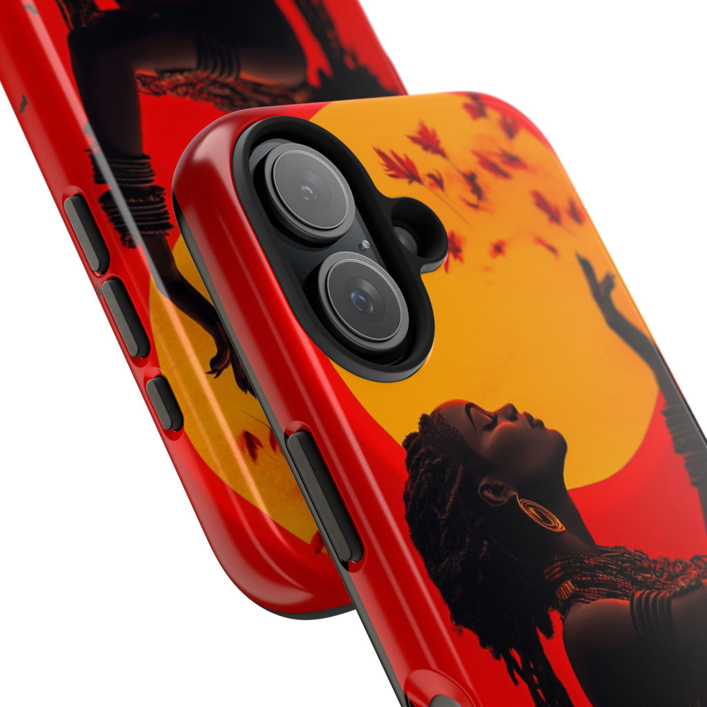 Sunset Spirit, Rasta Soul Awakening Phone Case