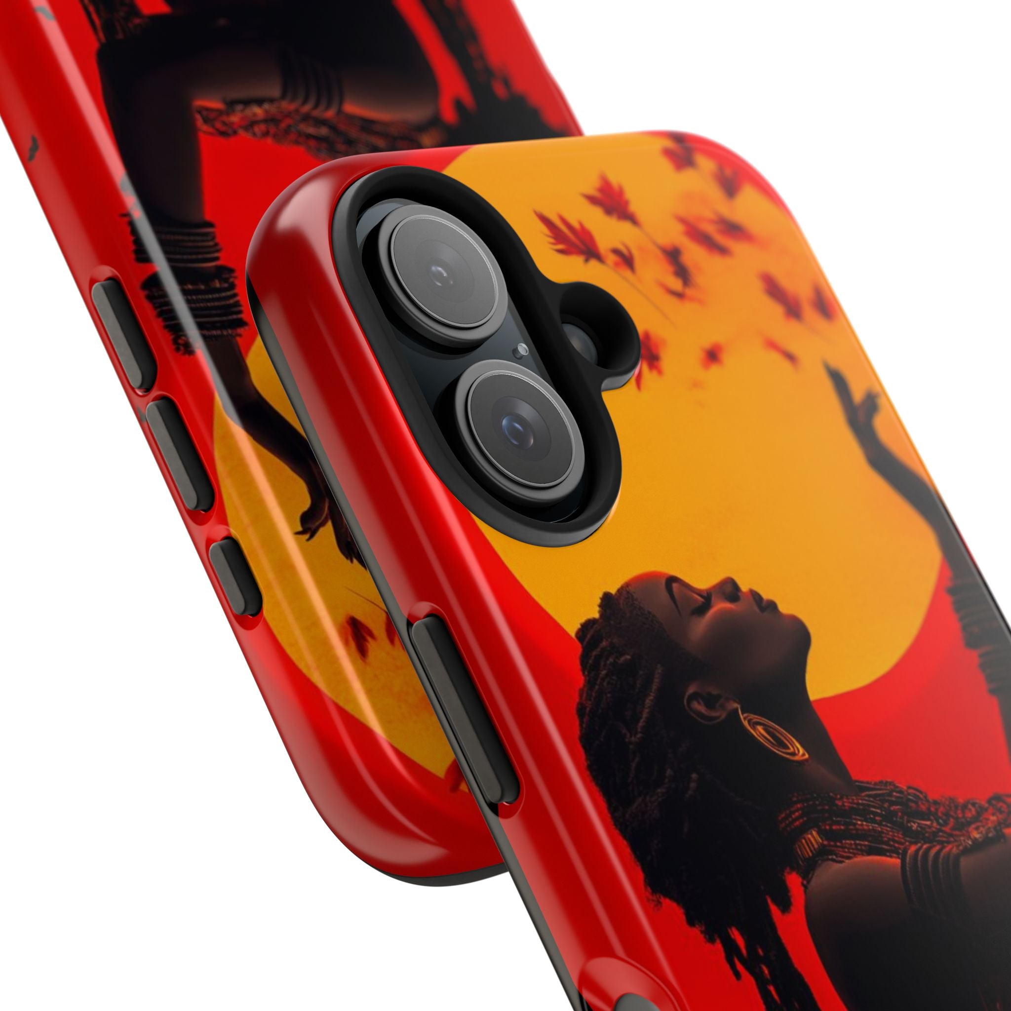 Sunset Spirit, Rasta Soul Awakening Phone Case
