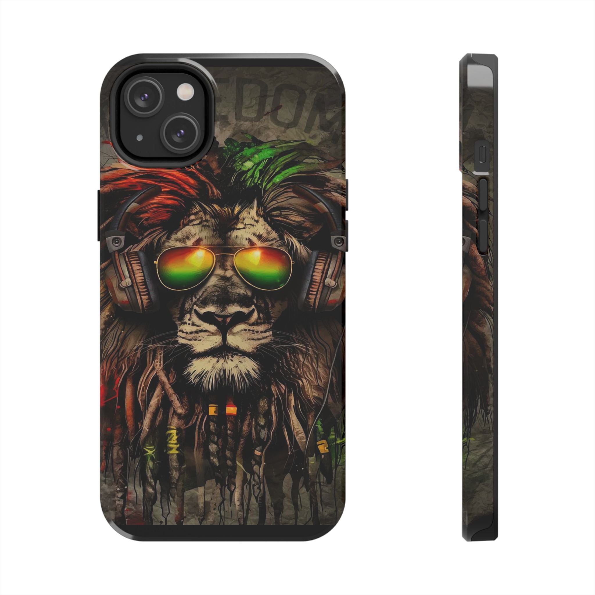 Reggae Lion Iphone Phone Case - Tough Phone Cases for Music Lovers, Gift for Rasta Fans, Vibrant Phone Cover, Unique Phone Accessories, [...]