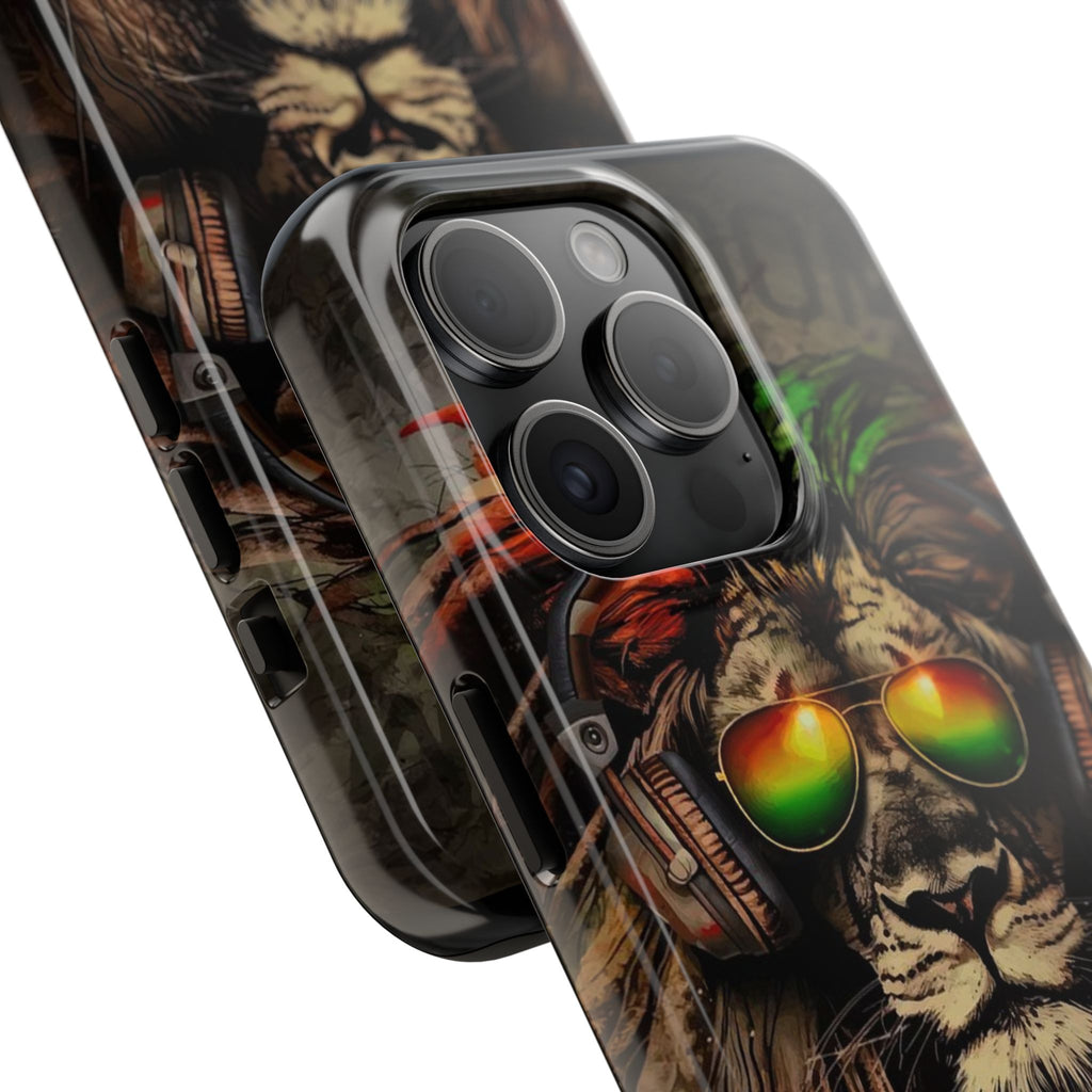 Reggae Lion Iphone Phone Case - Tough Phone Cases for Music Lovers, Gift for Rasta Fans, Vibrant Phone Cover, Unique Phone Accessories, [...]