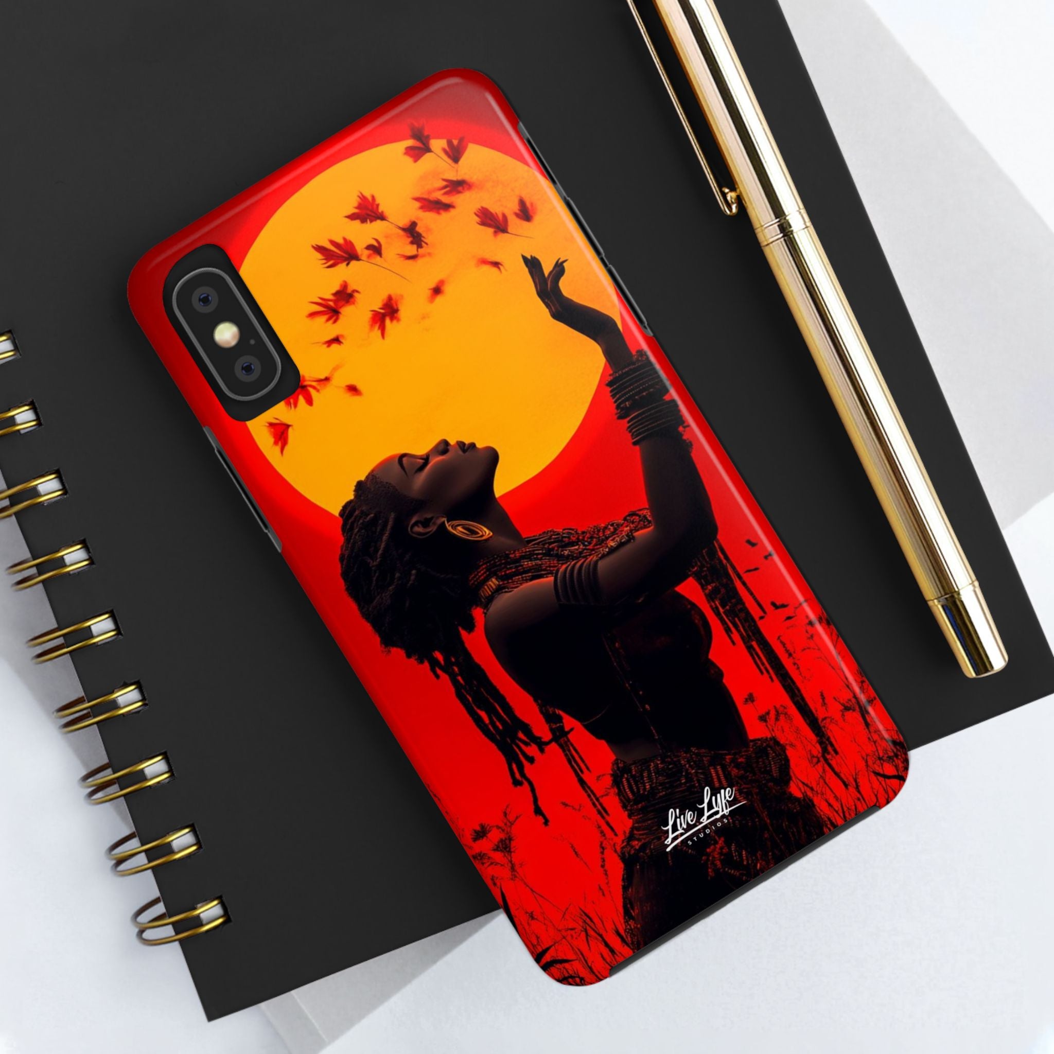 Sunset Spirit, Rasta Soul Awakening Phone Case