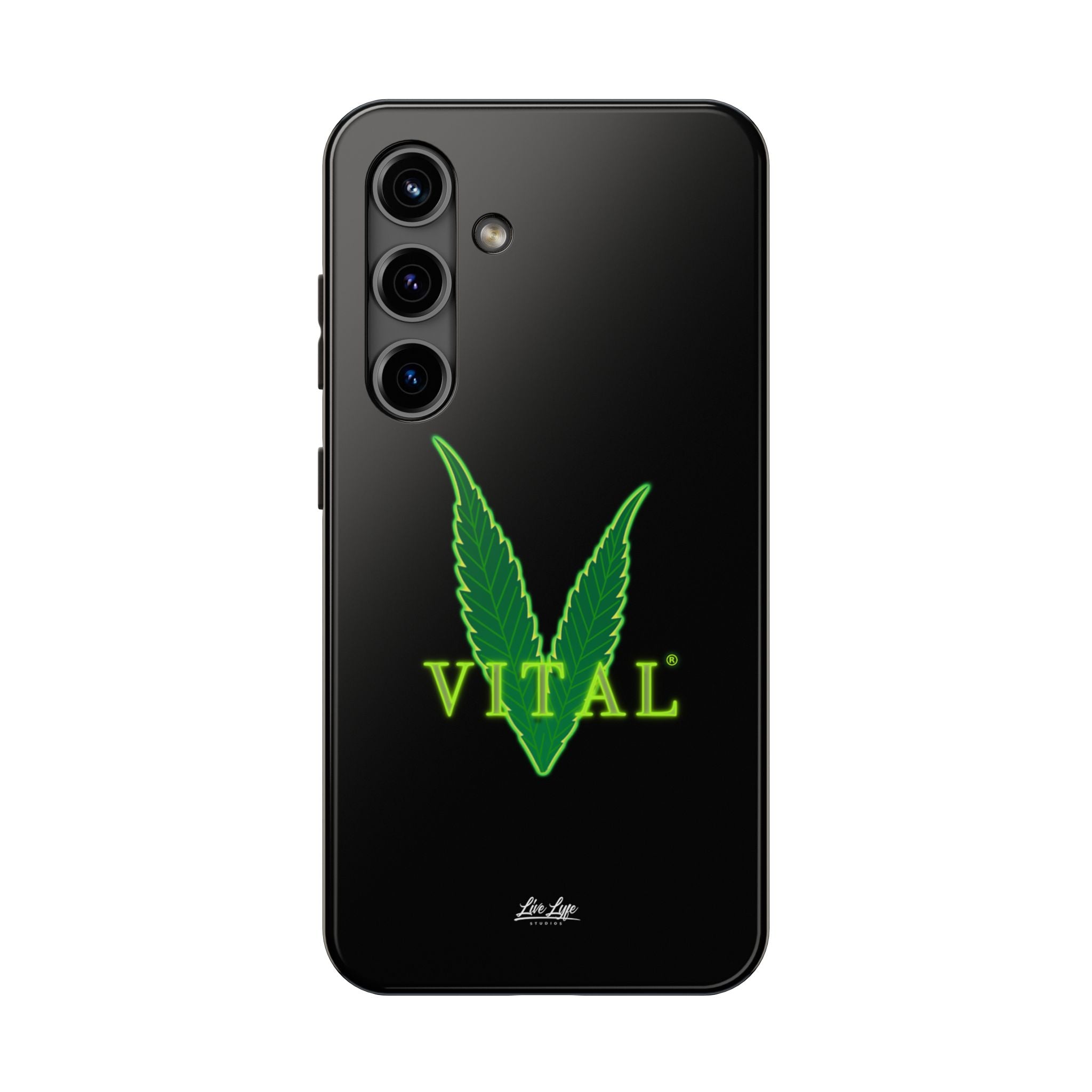 Vital Lyfe Phone Case – Sleek Black Cover