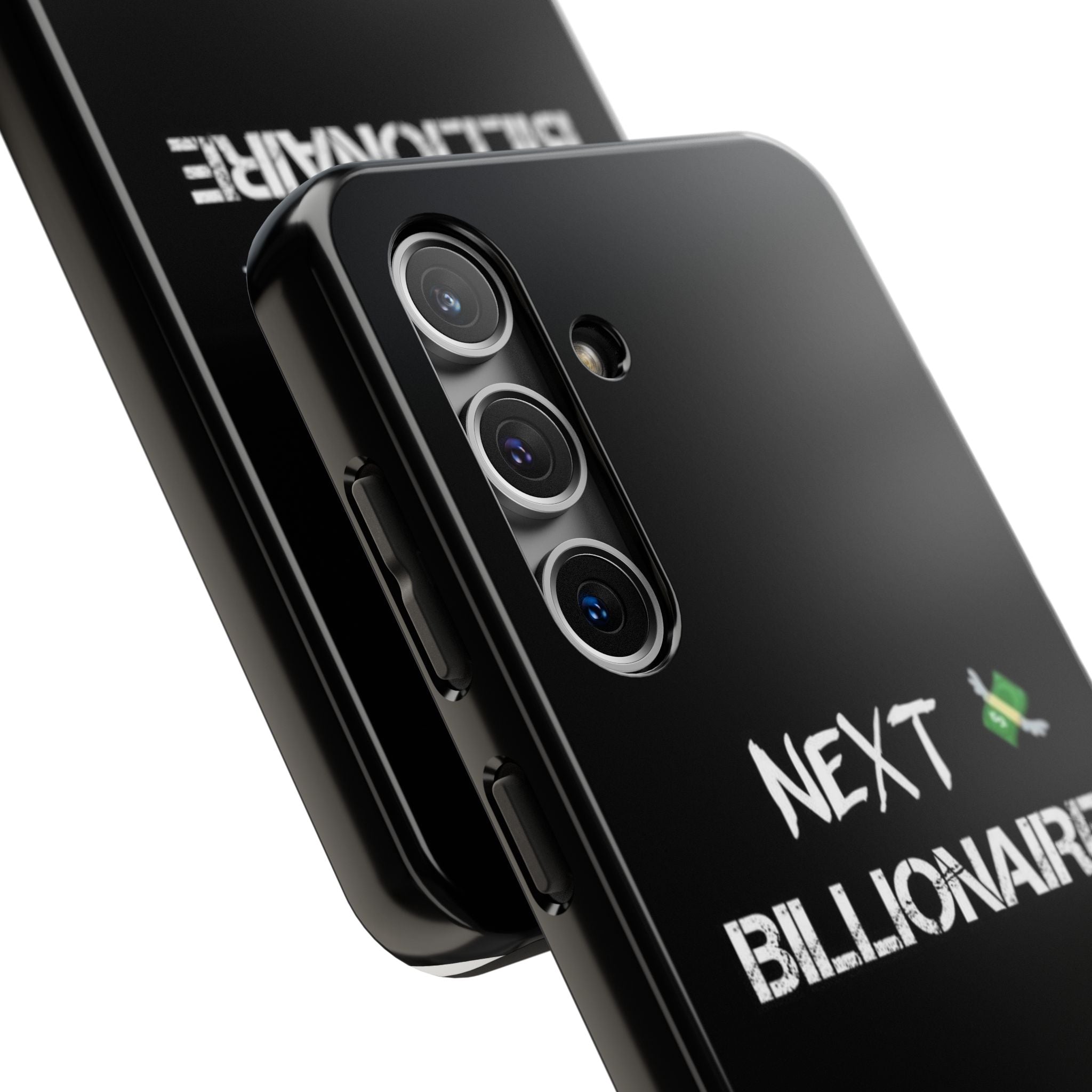 Bold Next Billionaire Phone Case, Tough Phone Cover, Entrepreneur Gift, Motivational Phone Accessory, Unique Tech Decor