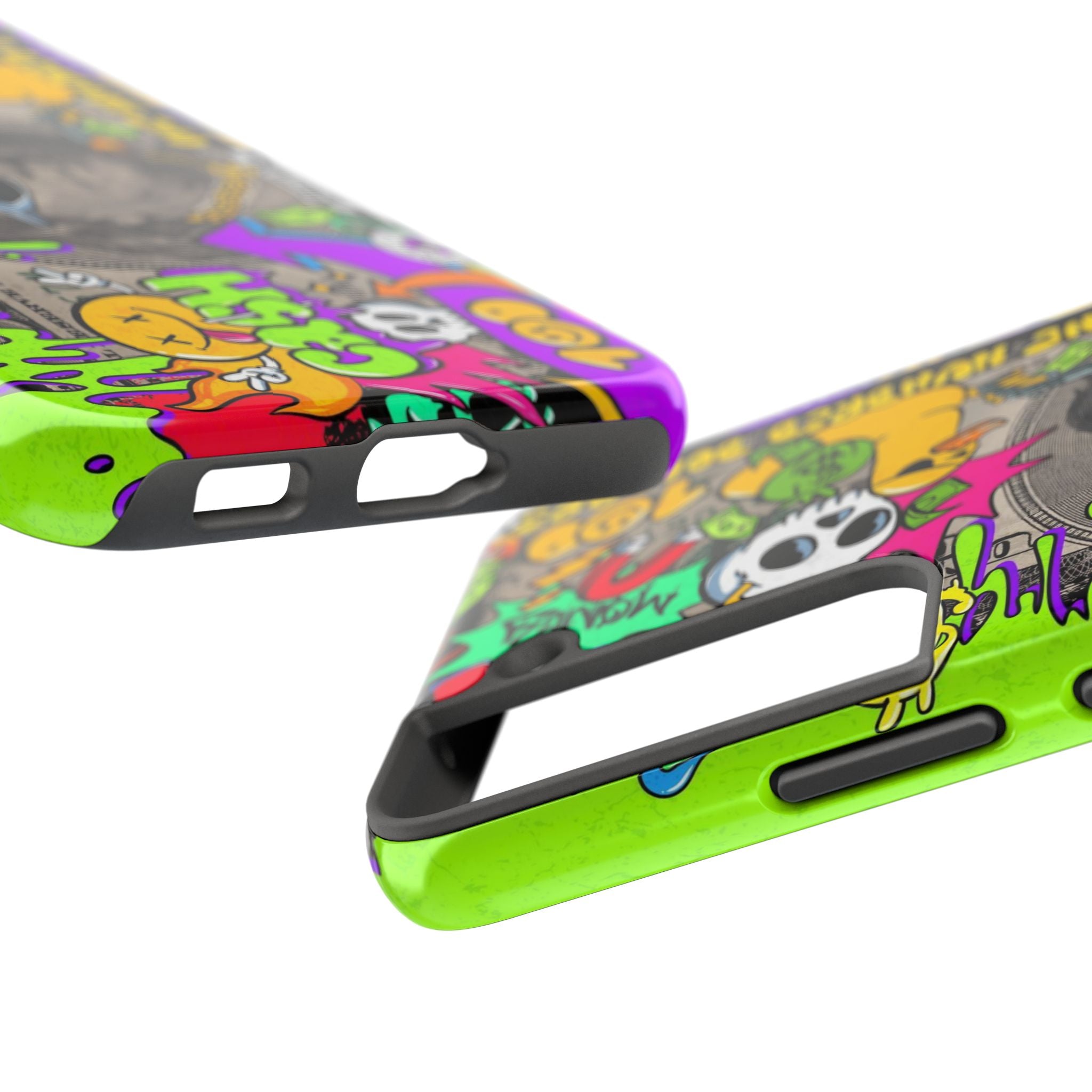 Vibrant Abstract Tough iPhone and Samsung Phone Cases - Funky, Graffiti-Style Protection, Perfect for Teens, Unique Gift, Street Art Lover, Cool Accessories