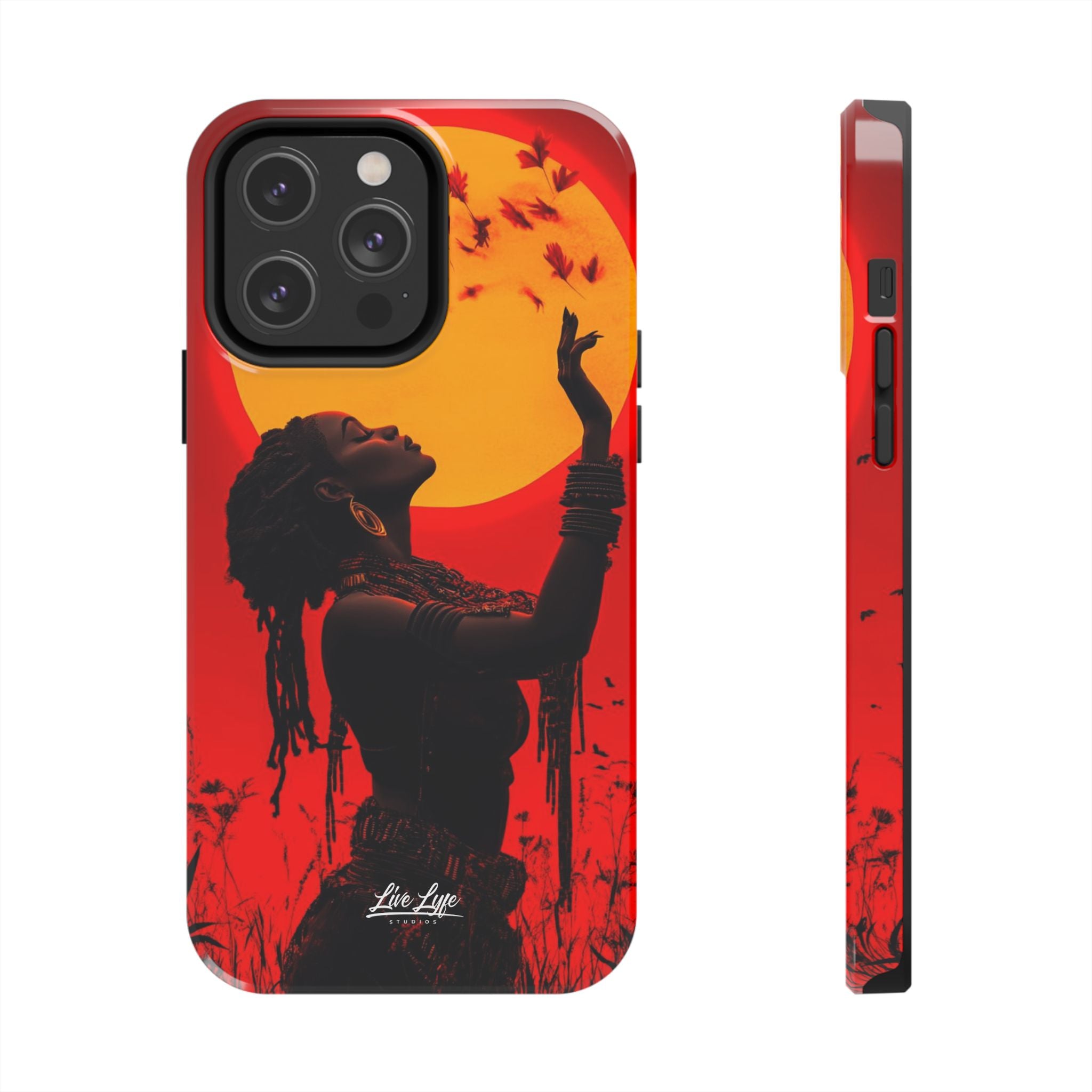 Sunset Spirit, Rasta Soul Awakening Phone Case