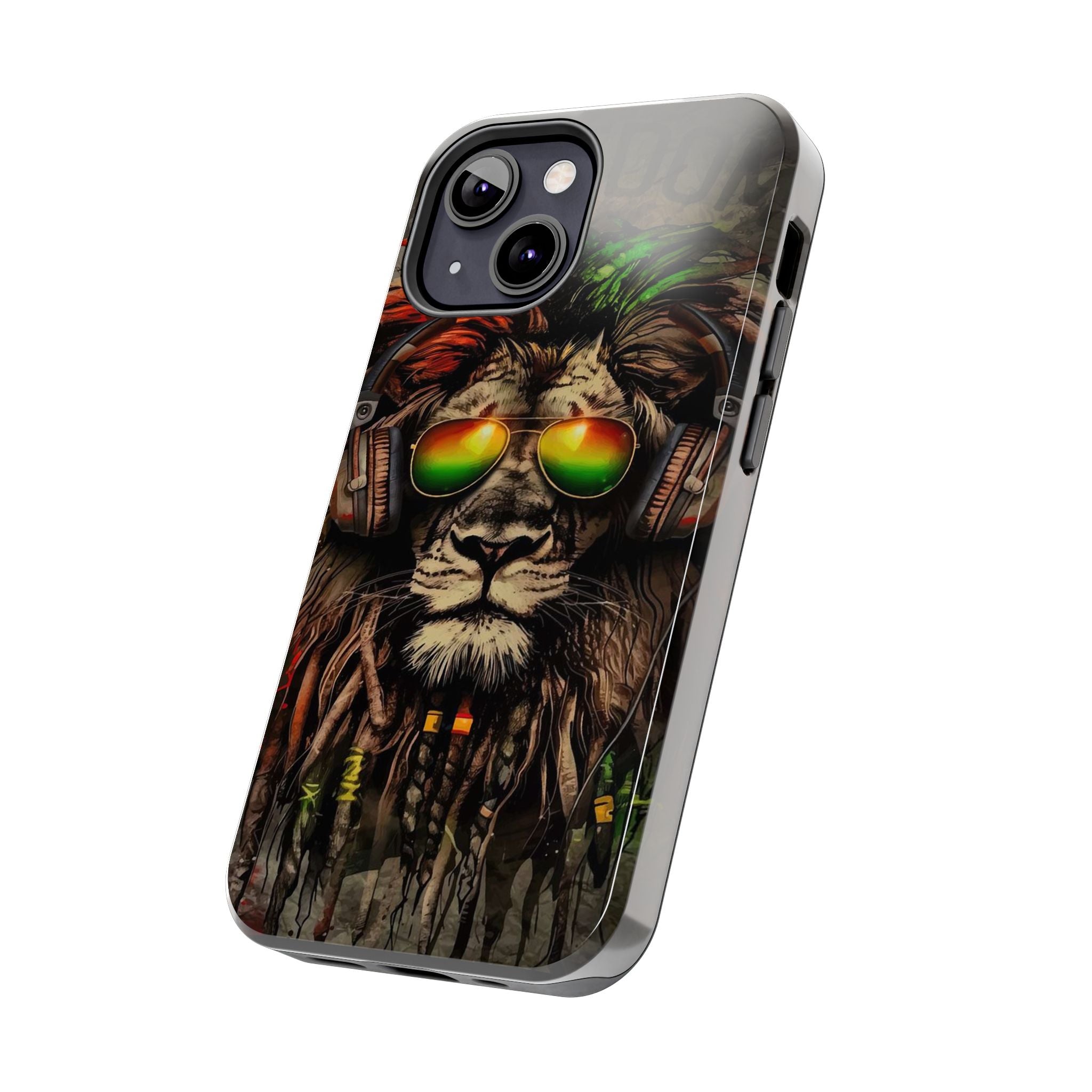 Reggae Lion Iphone Phone Case - Tough Phone Cases for Music Lovers, Gift for Rasta Fans, Vibrant Phone Cover, Unique Phone Accessories, [...]