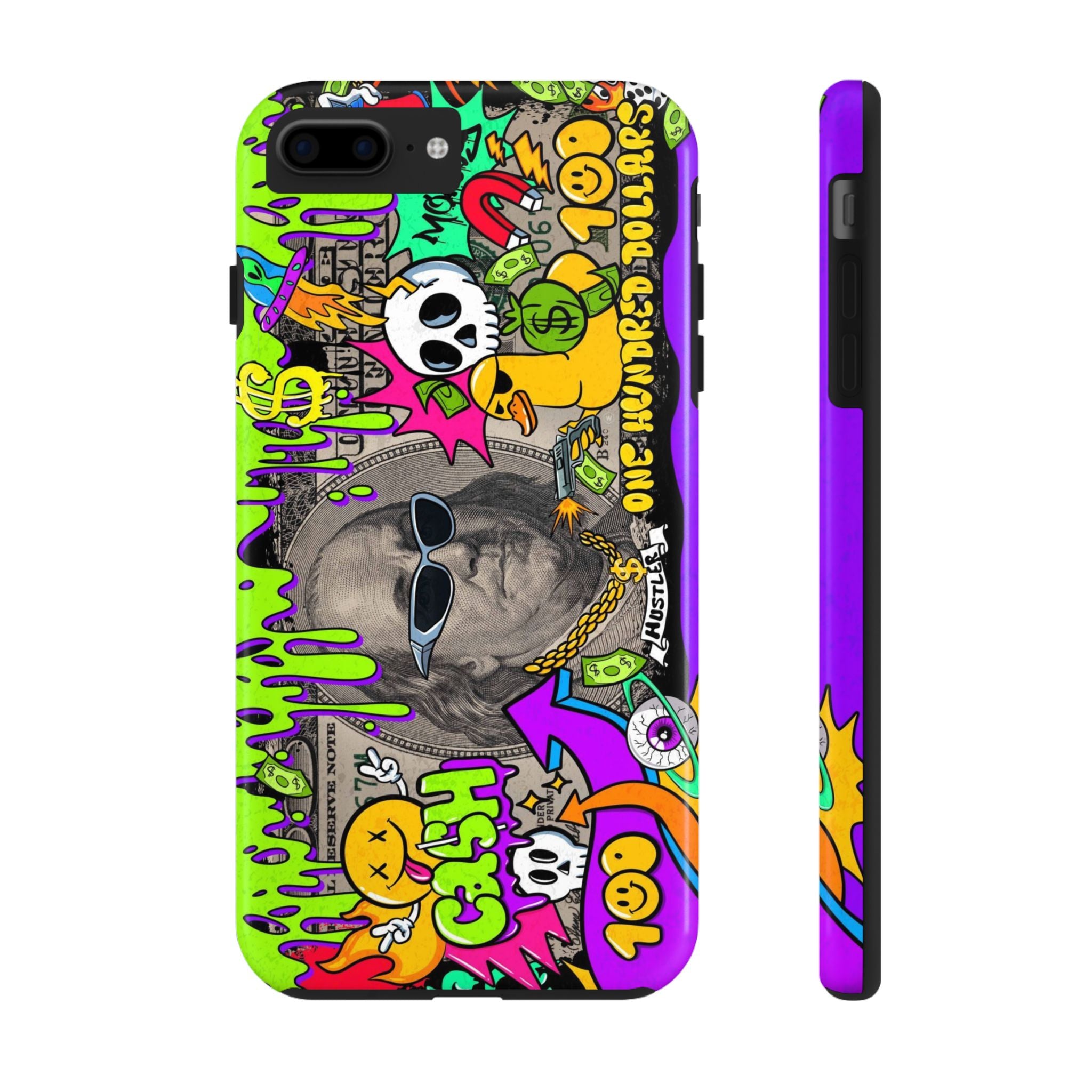 Vibrant Abstract Tough iPhone and Samsung Phone Cases - Funky, Graffiti-Style Protection, Perfect for Teens, Unique Gift, Street Art Lover, Cool Accessories