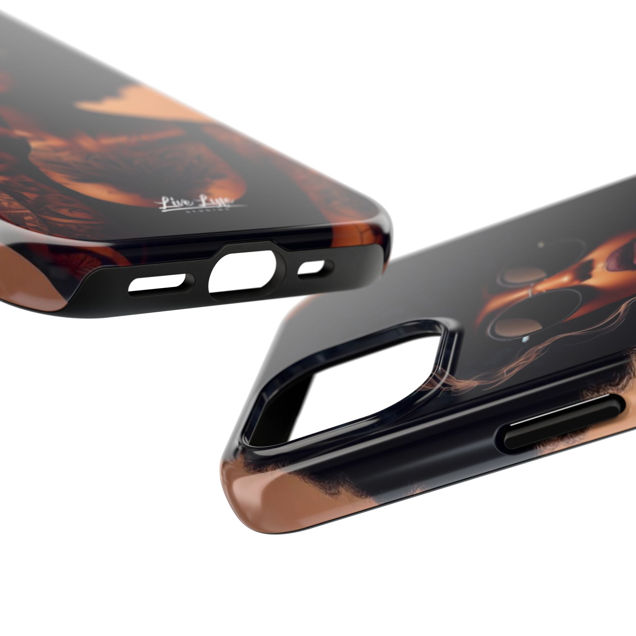 Smoke & Soul Afro Queen Vibe Phone Case, Protective Phone Case