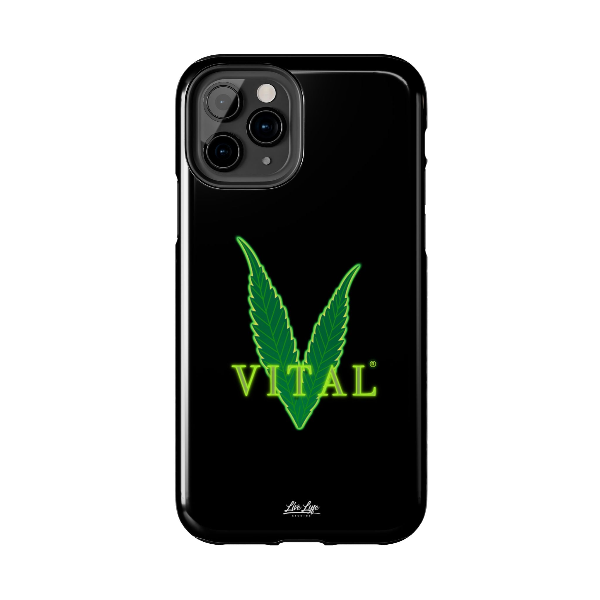 Vital Lyfe Phone Case – Sleek Black Cover