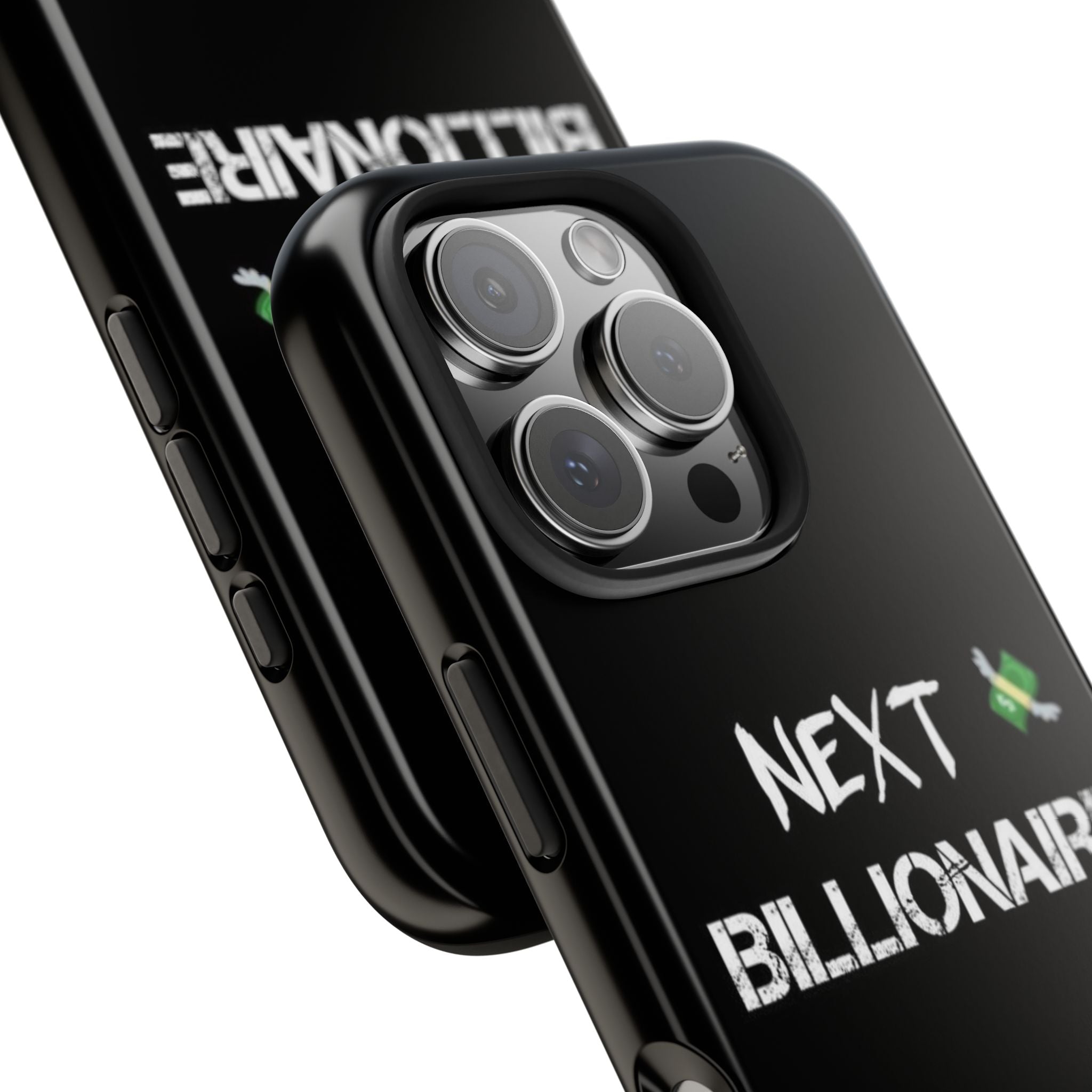 Bold Next Billionaire Phone Case, Tough Phone Cover, Entrepreneur Gift, Motivational Phone Accessory, Unique Tech Decor