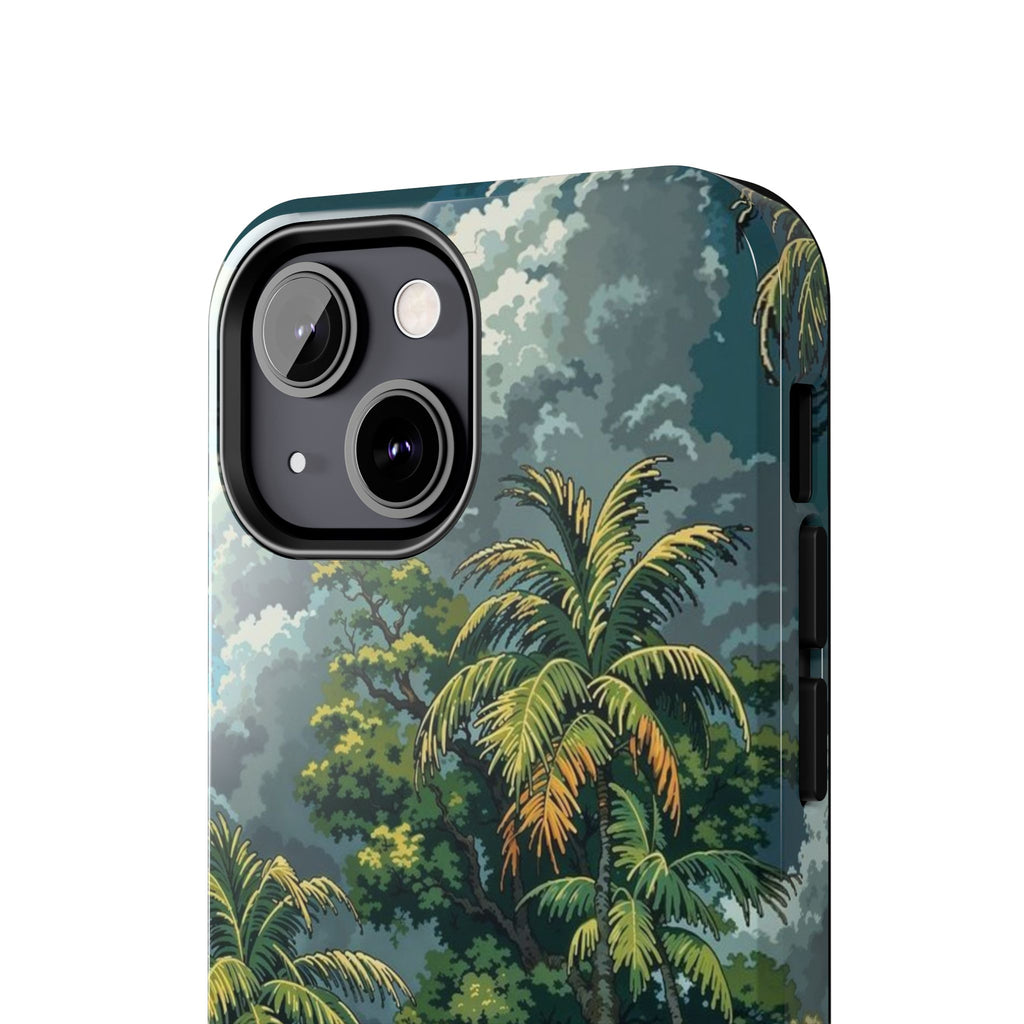 Tropical Paradise Tough iPhone and Samsung Cases - Beach Vibe, Summer Gift, Durable Protection for Adventure Lovers, Coastal Decor, Phone Accessories