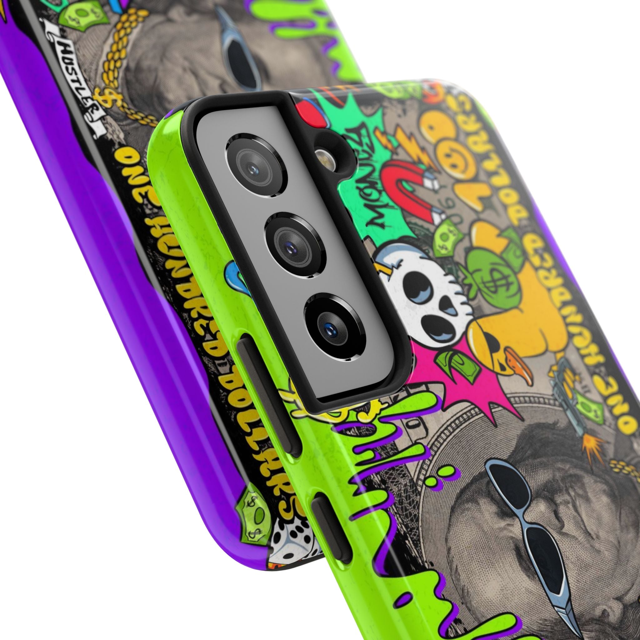 Vibrant Abstract Tough iPhone and Samsung Phone Cases - Funky, Graffiti-Style Protection, Perfect for Teens, Unique Gift, Street Art Lover, Cool Accessories