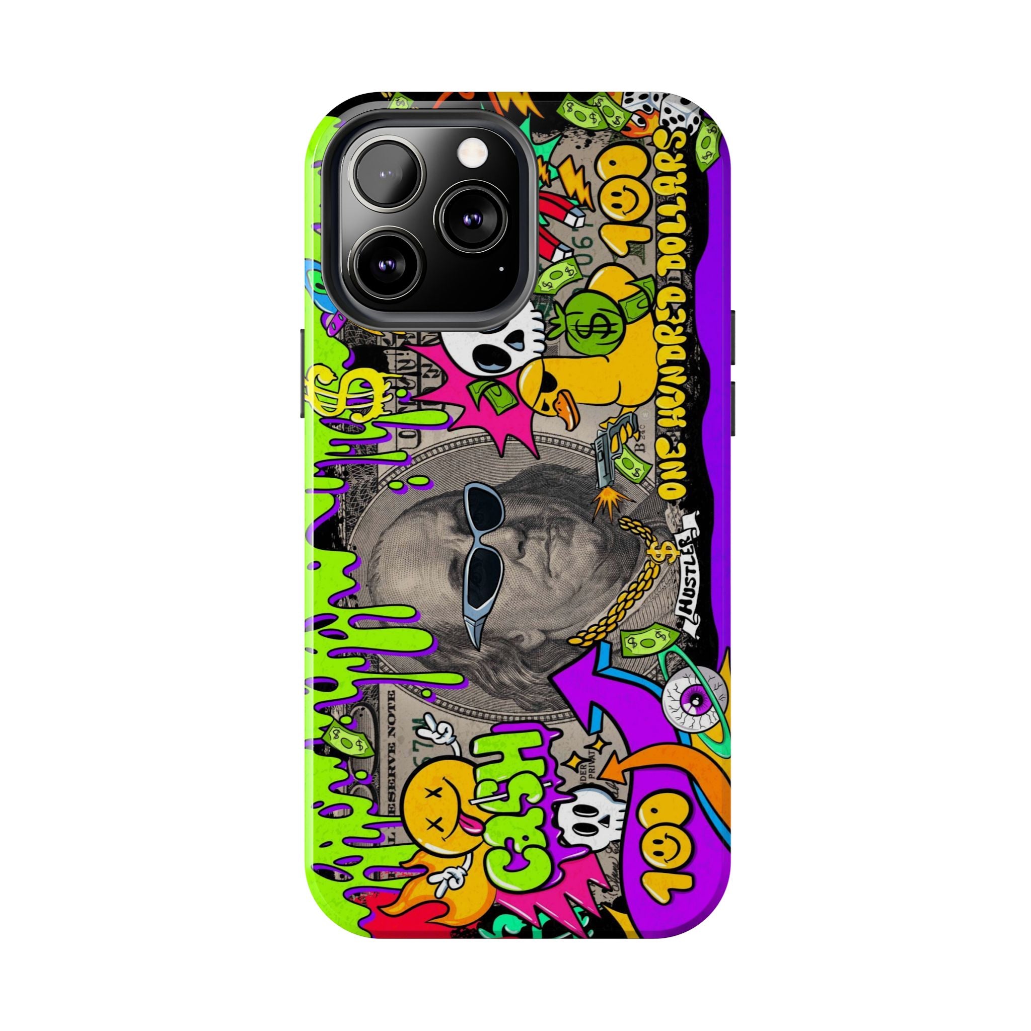 Vibrant Abstract Tough iPhone and Samsung Phone Cases - Funky, Graffiti-Style Protection, Perfect for Teens, Unique Gift, Street Art Lover, Cool Accessories