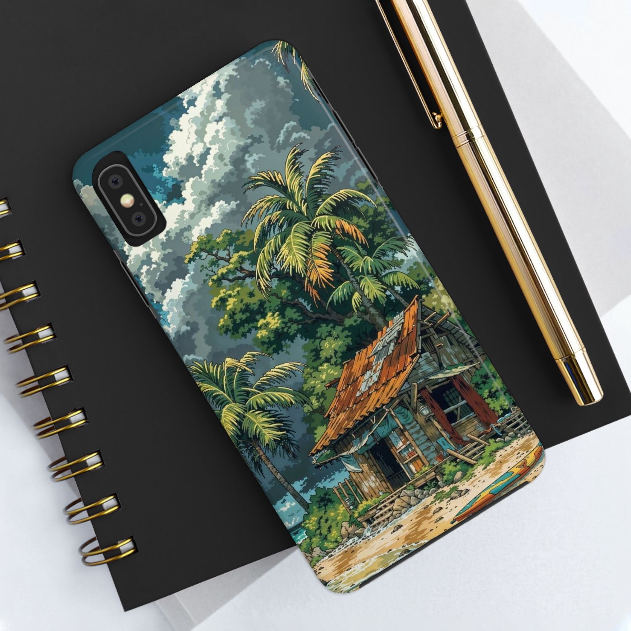 Tropical Paradise Tough iPhone and Samsung Cases - Beach Vibe, Summer Gift, Durable Protection for Adventure Lovers, Coastal Decor, Phone Accessories