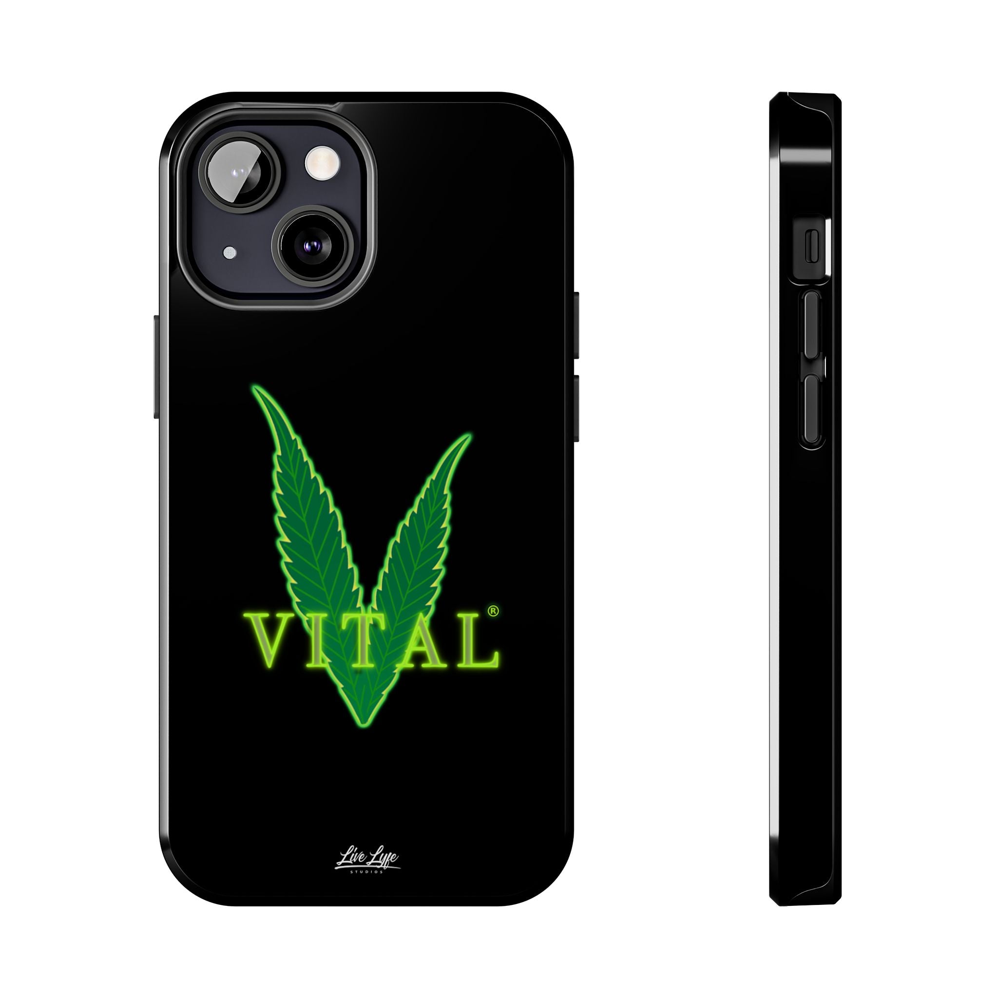 Vital Lyfe Phone Case – Sleek Black Cover