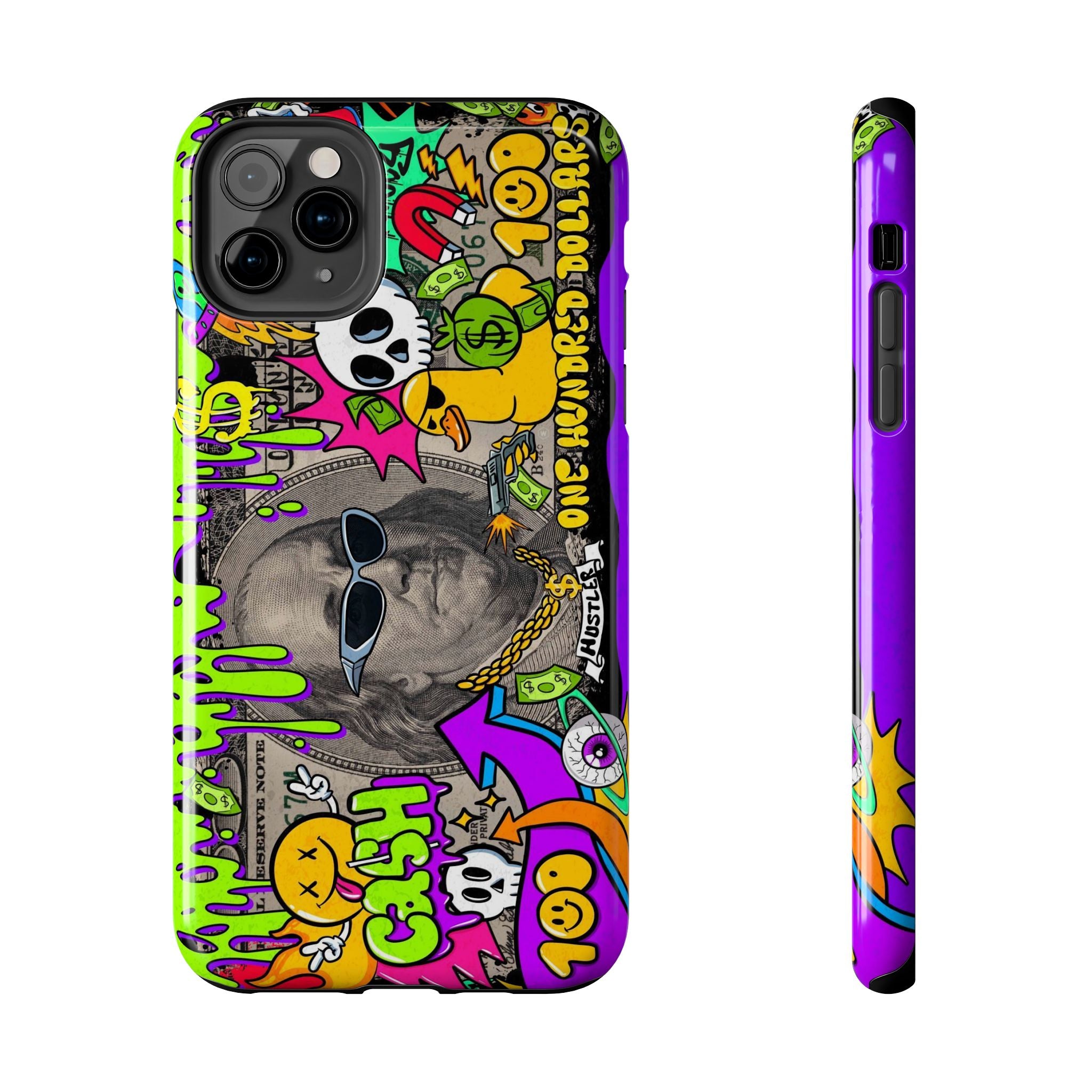 Vibrant Abstract Tough iPhone and Samsung Phone Cases - Funky, Graffiti-Style Protection, Perfect for Teens, Unique Gift, Street Art Lover, Cool Accessories