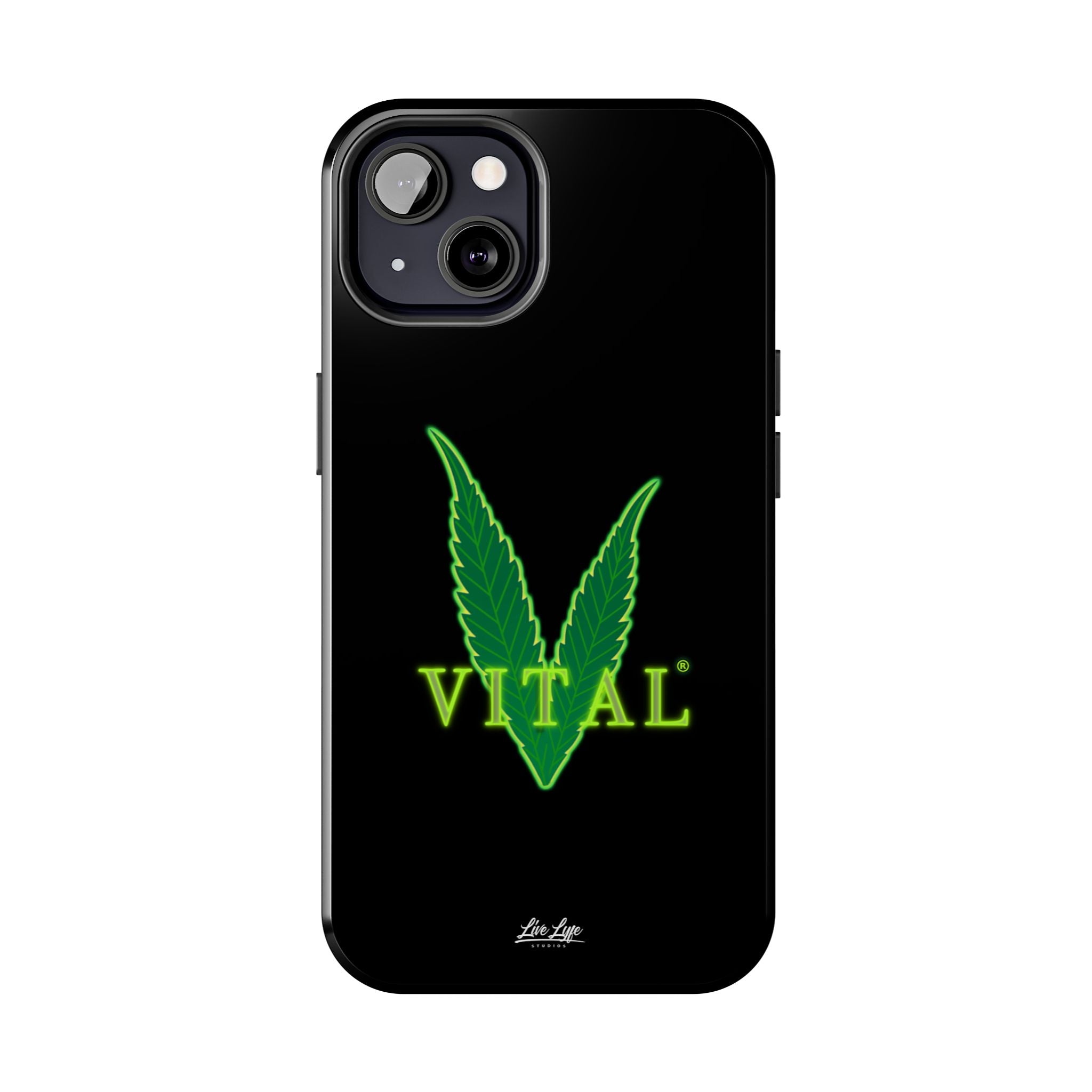 Vital Lyfe Phone Case – Sleek Black Cover