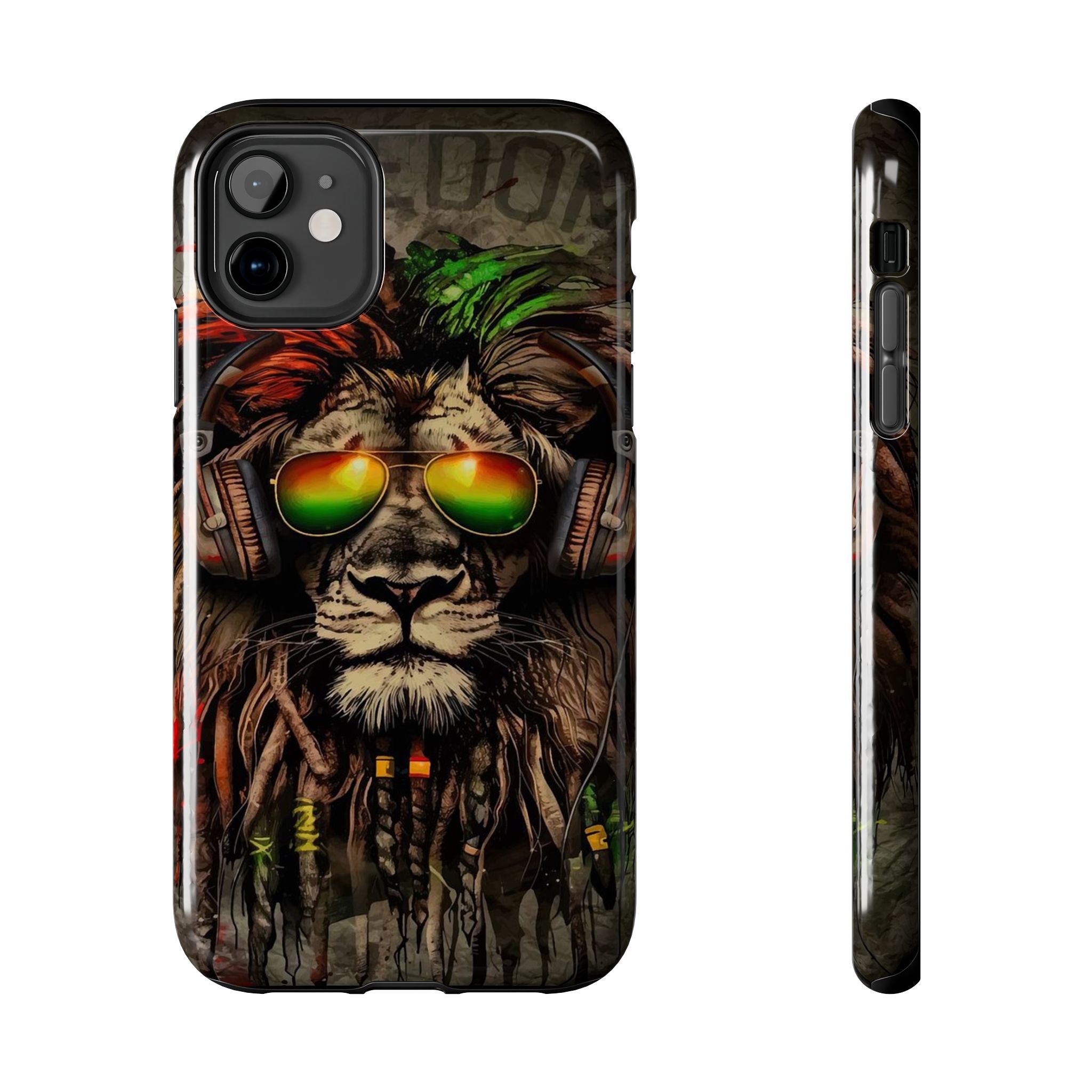 Reggae Lion Iphone Phone Case - Tough Phone Cases for Music Lovers, Gift for Rasta Fans, Vibrant Phone Cover, Unique Phone Accessories, [...]