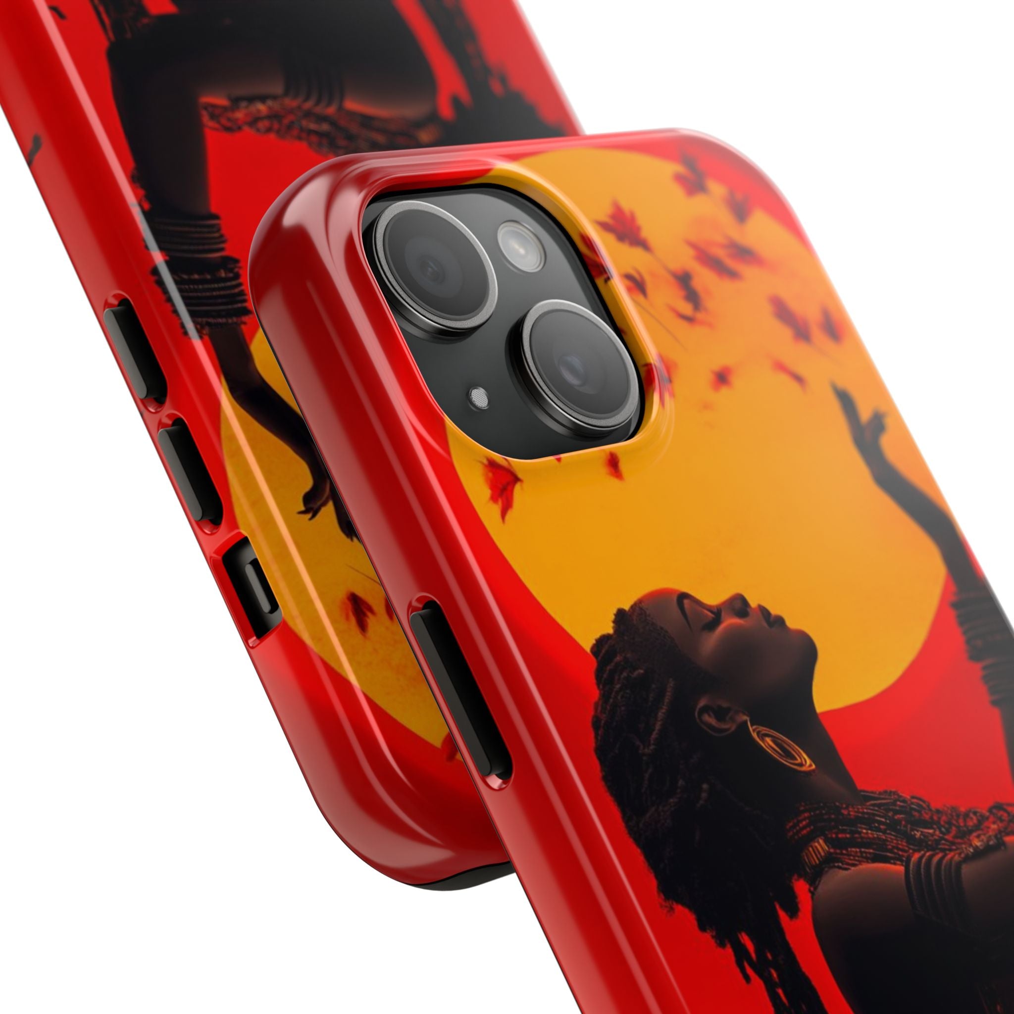Sunset Spirit, Rasta Soul Awakening Phone Case