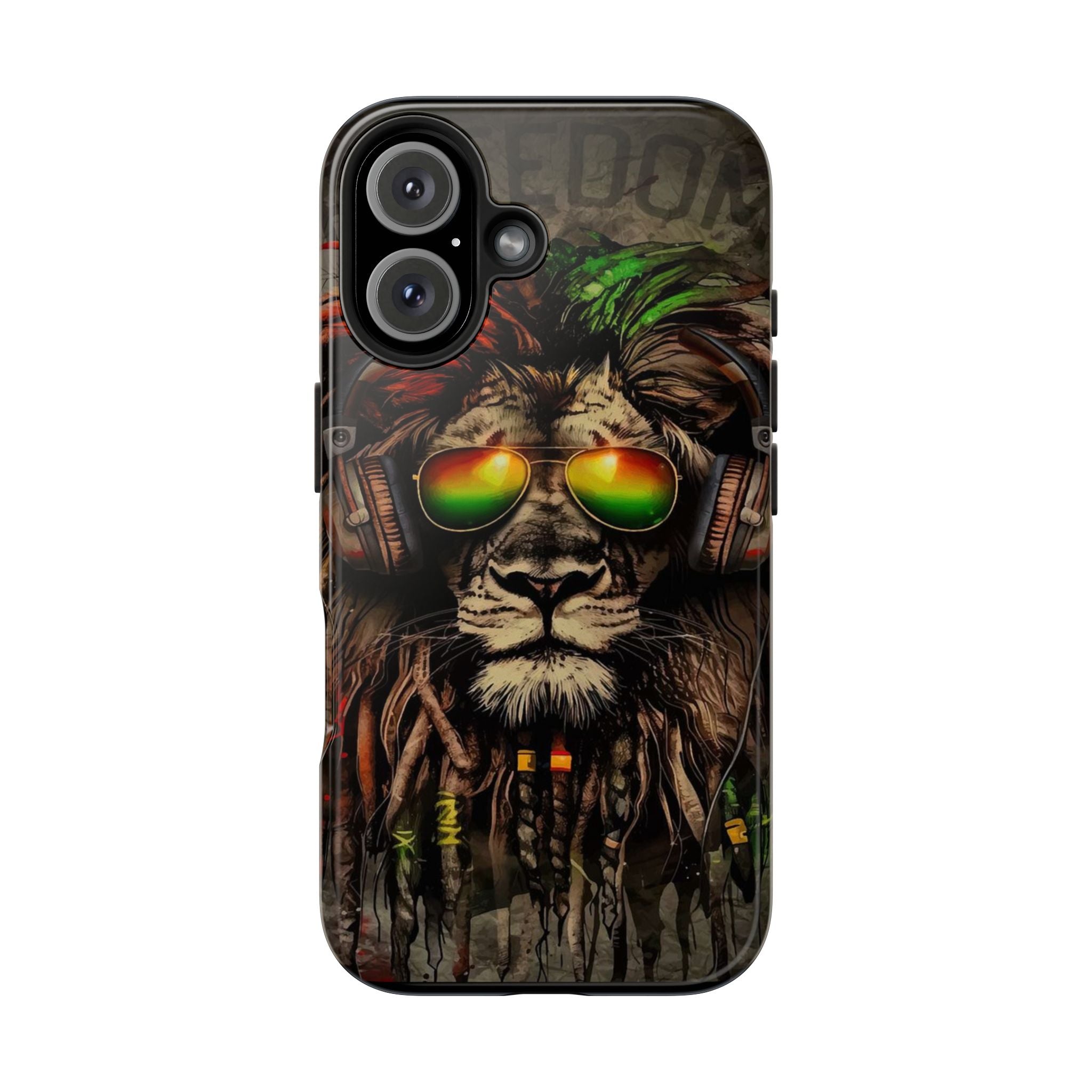 Reggae Lion Iphone Phone Case - Tough Phone Cases for Music Lovers, Gift for Rasta Fans, Vibrant Phone Cover, Unique Phone Accessories, [...]