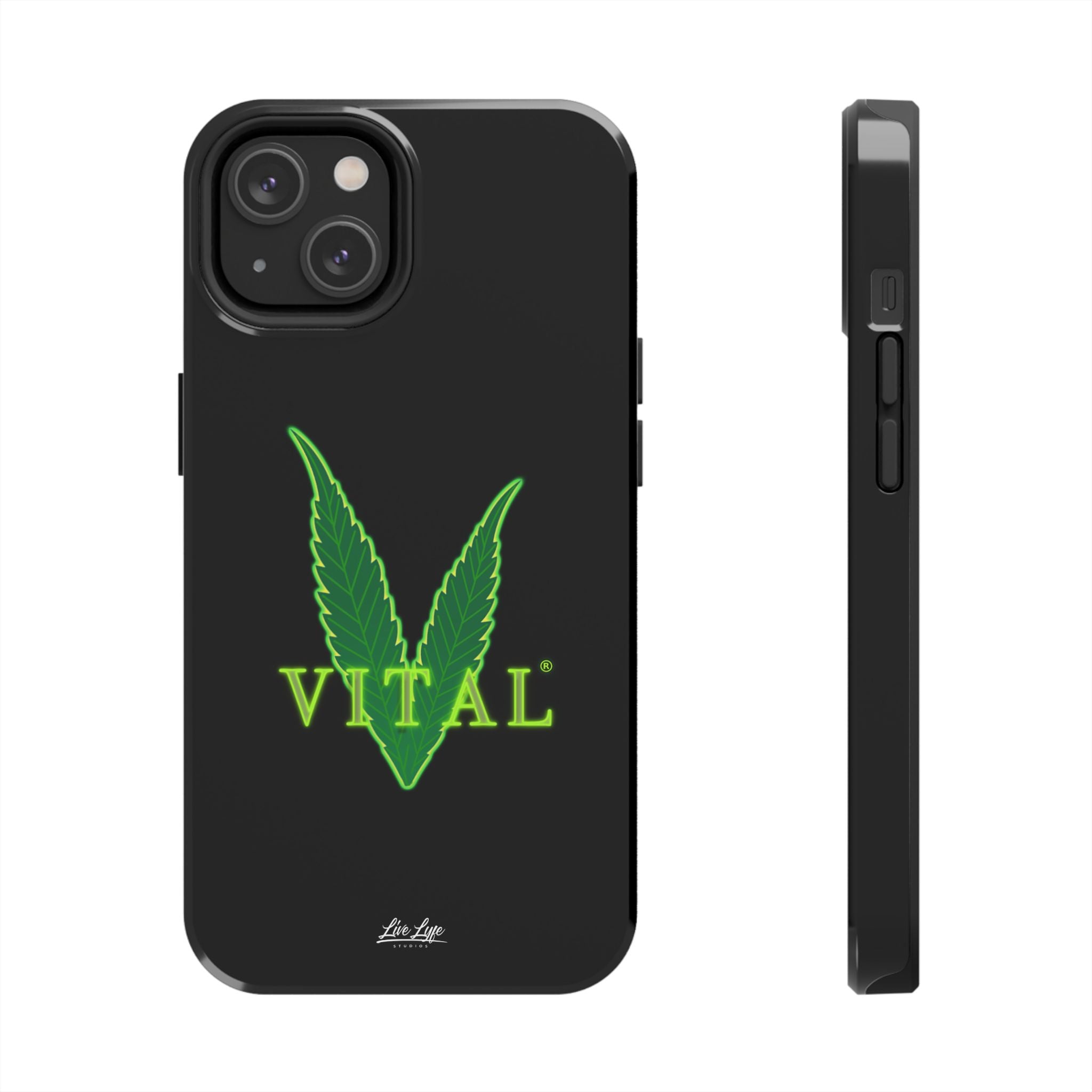 Vital Lyfe Phone Case – Sleek Black Cover