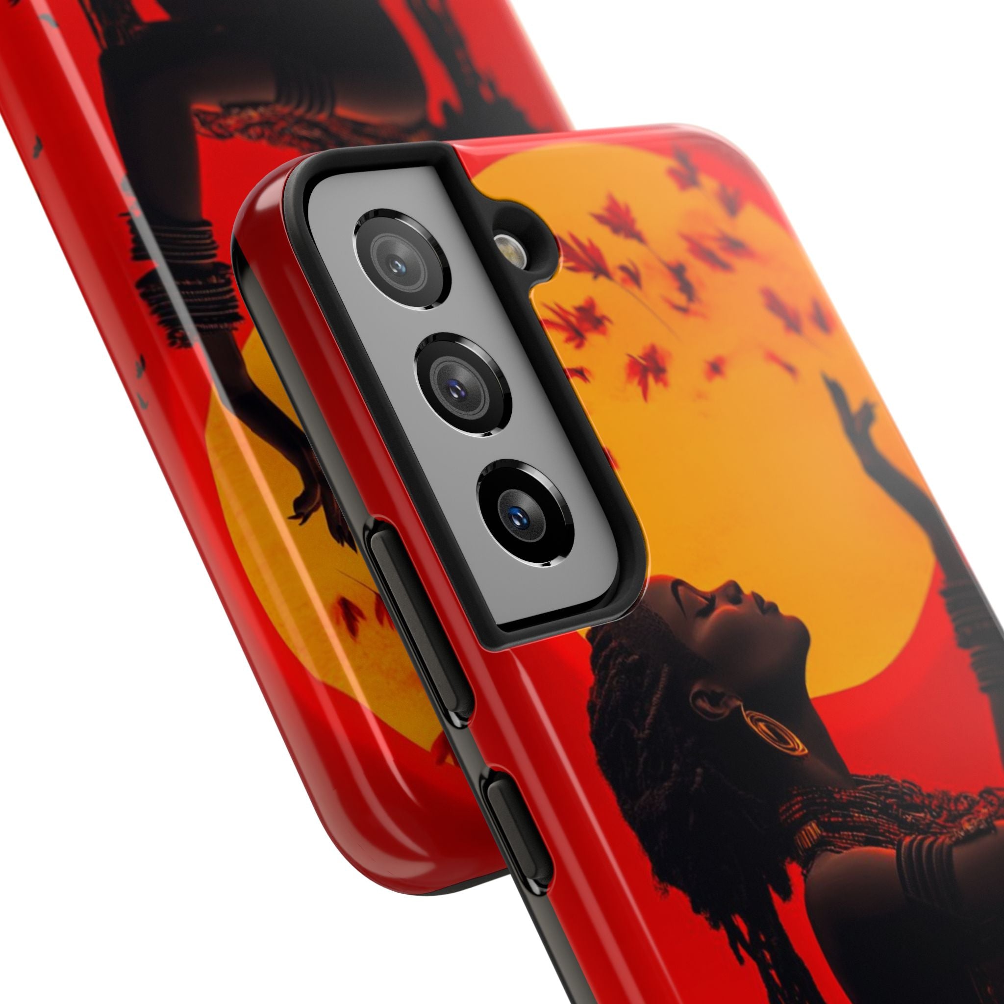 Sunset Spirit, Rasta Soul Awakening Phone Case